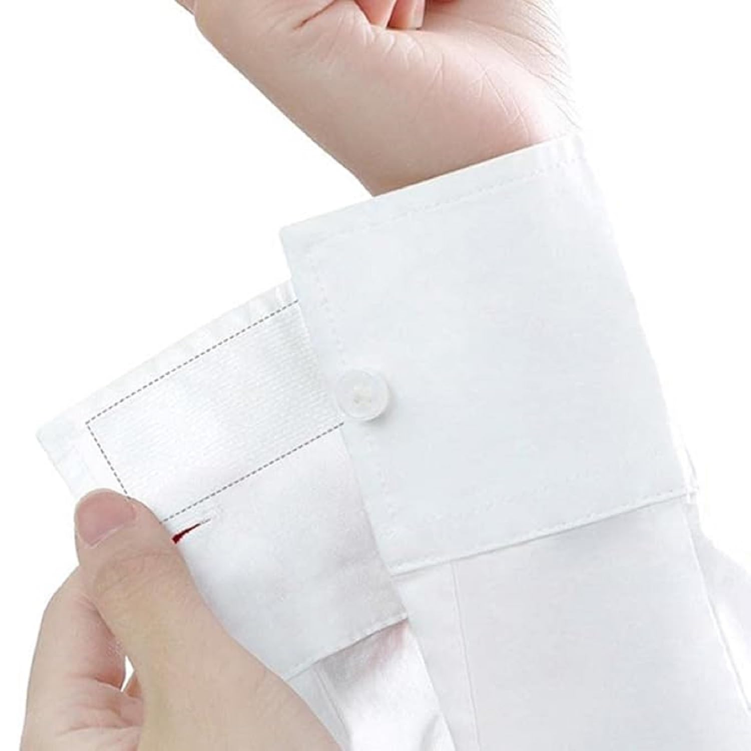 KIRIADA 2-Pack Disposable Collar Protectors - Sweat Absorbing Neck Pads, Anti-Perspirant Stickers for Men & Women, Self-Adhesive Invisible Hat Liners - Perfect for Work, Sports & Outdoor Activities to Prevent Sweat Stains on Shirts