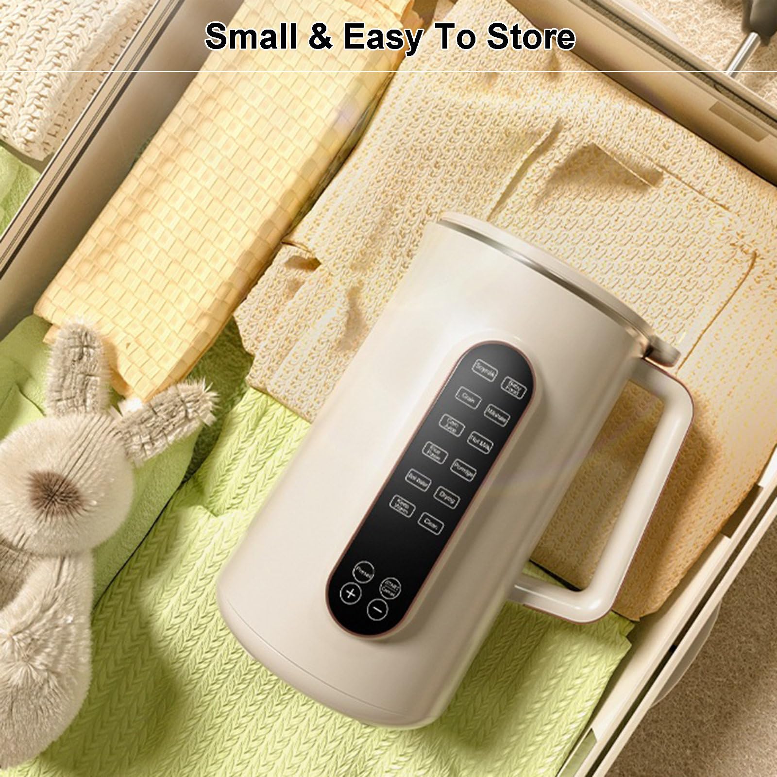 32000RPM Automatic Nut Milk Maker & Plant-Based Milk Machine with LED Display | Quiet Wall Crusher for Home & Commercial Use | Includes 2 Tea Cups | Perfect for Vegan Milk, Coffee Shops & Healthy Lifestyles