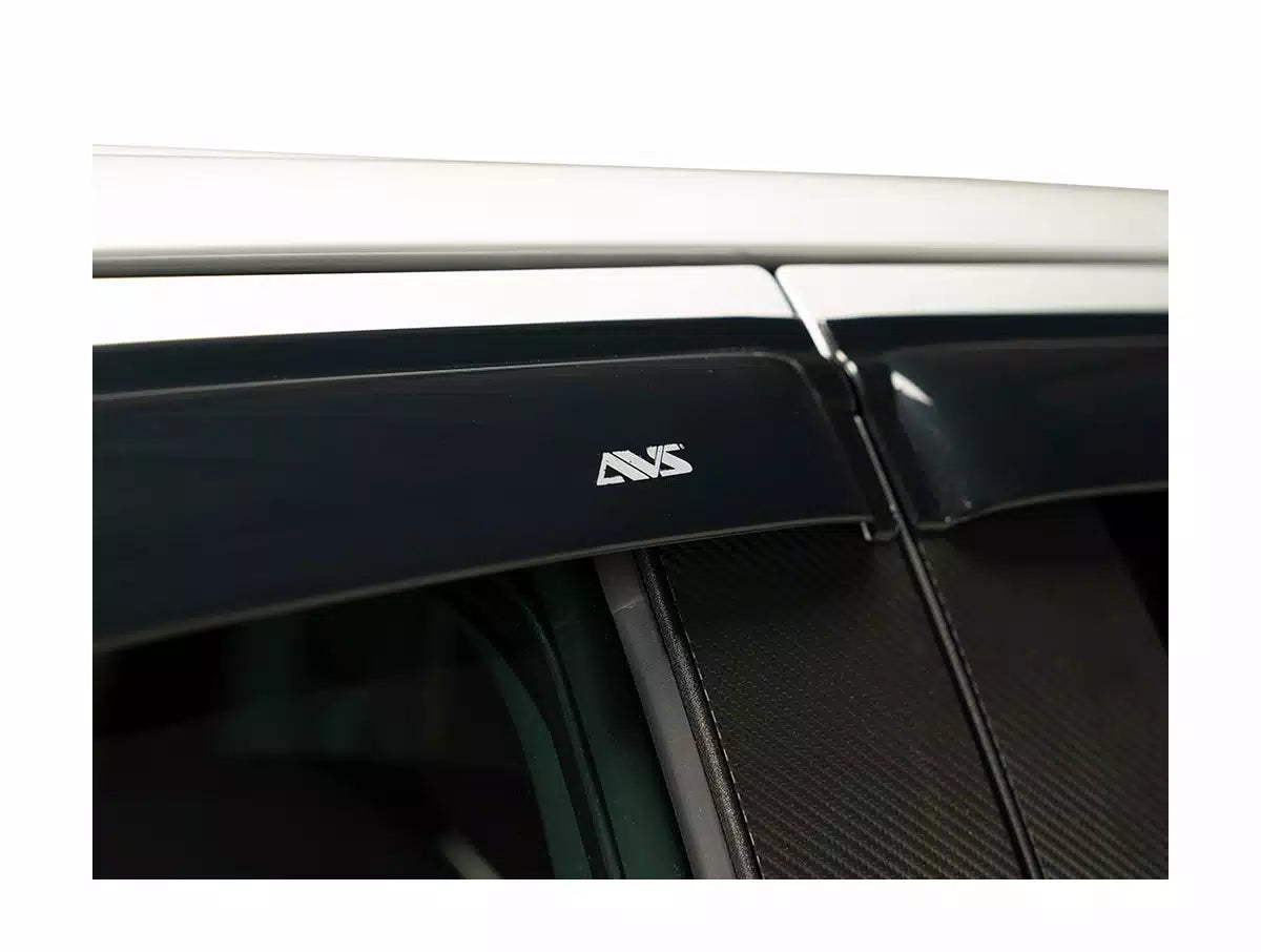 AVS Ventvisor Outside Mount Window Deflectors (4-Piece Set, Smoke) - Compatible with Chrysler 300 2005-2010 Models | Rain Protection & Improved Airflow for Driving Comfort