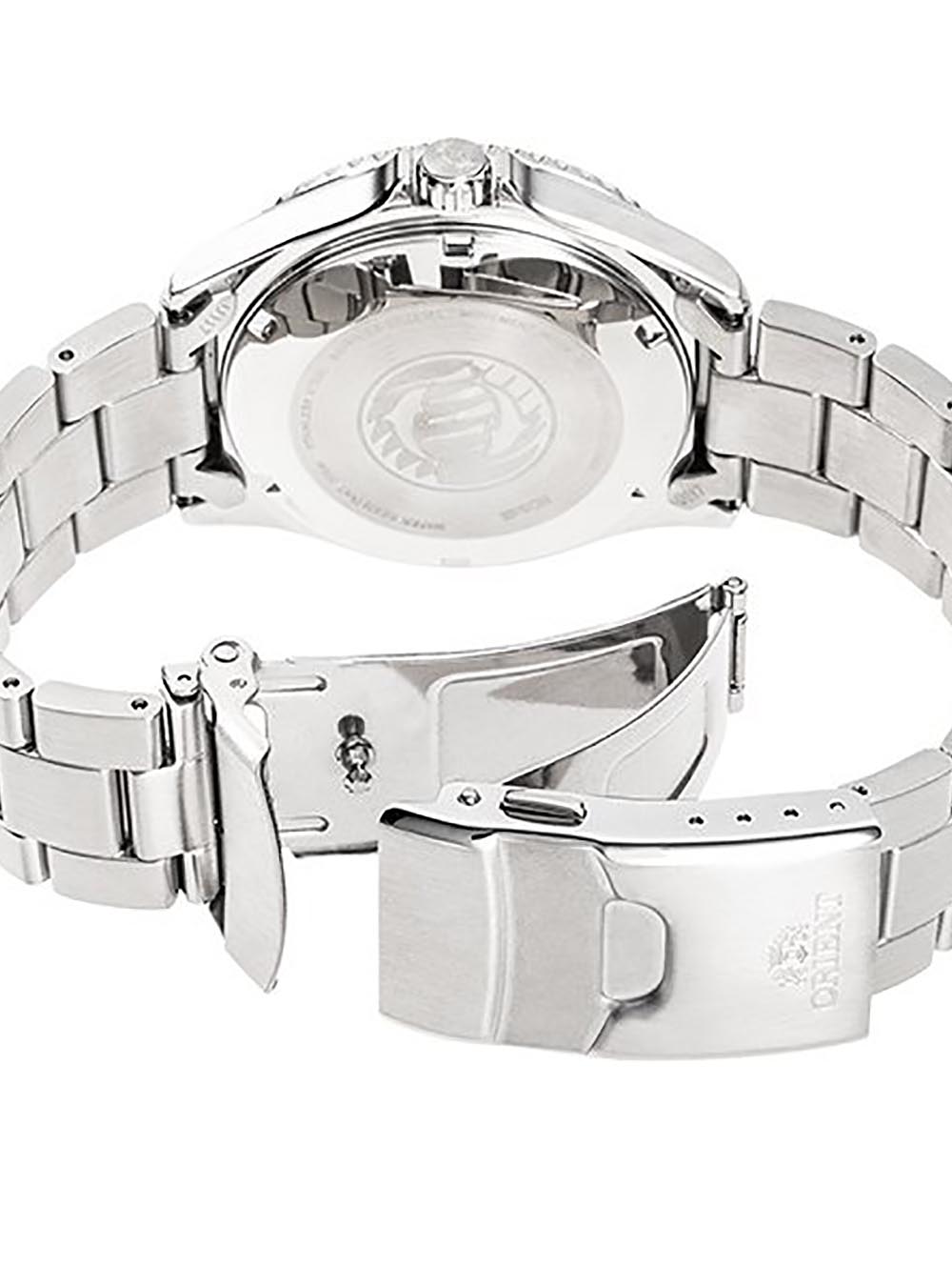ORIENT Mechanical Sports Watch for Men - 41.8mm Stainless Steel Case & Metal Strap (Model RN AA0810N) | JDM Import | Durable Timepiece for Outdoor Activities, Gym & Casual Wear