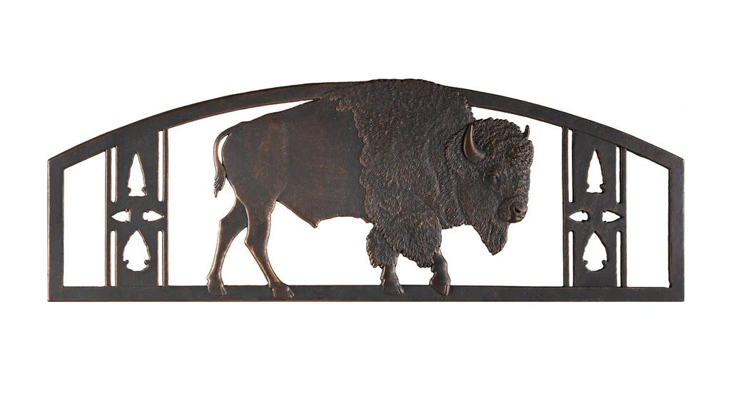Premium Outdoor Bison Glider Bench - Heavy-Duty All-Weather Patio Swing with Smooth Rocking Motion | Perfect for Gardens, Porches, Decks & Backyard Relaxation