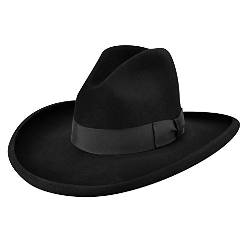 Bailey Western Men's Clayton Cowboy Hat - Classic Felt Western Hat for Men - Perfect for Rodeo, Country Music Festivals & Outdoor Adventures