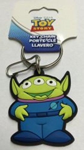 Toy Story Alien Rubber Keychain - Durable Plasticolor Keychain for Kids & Disney Fans - Perfect for Backpacks, Keys & Gifts