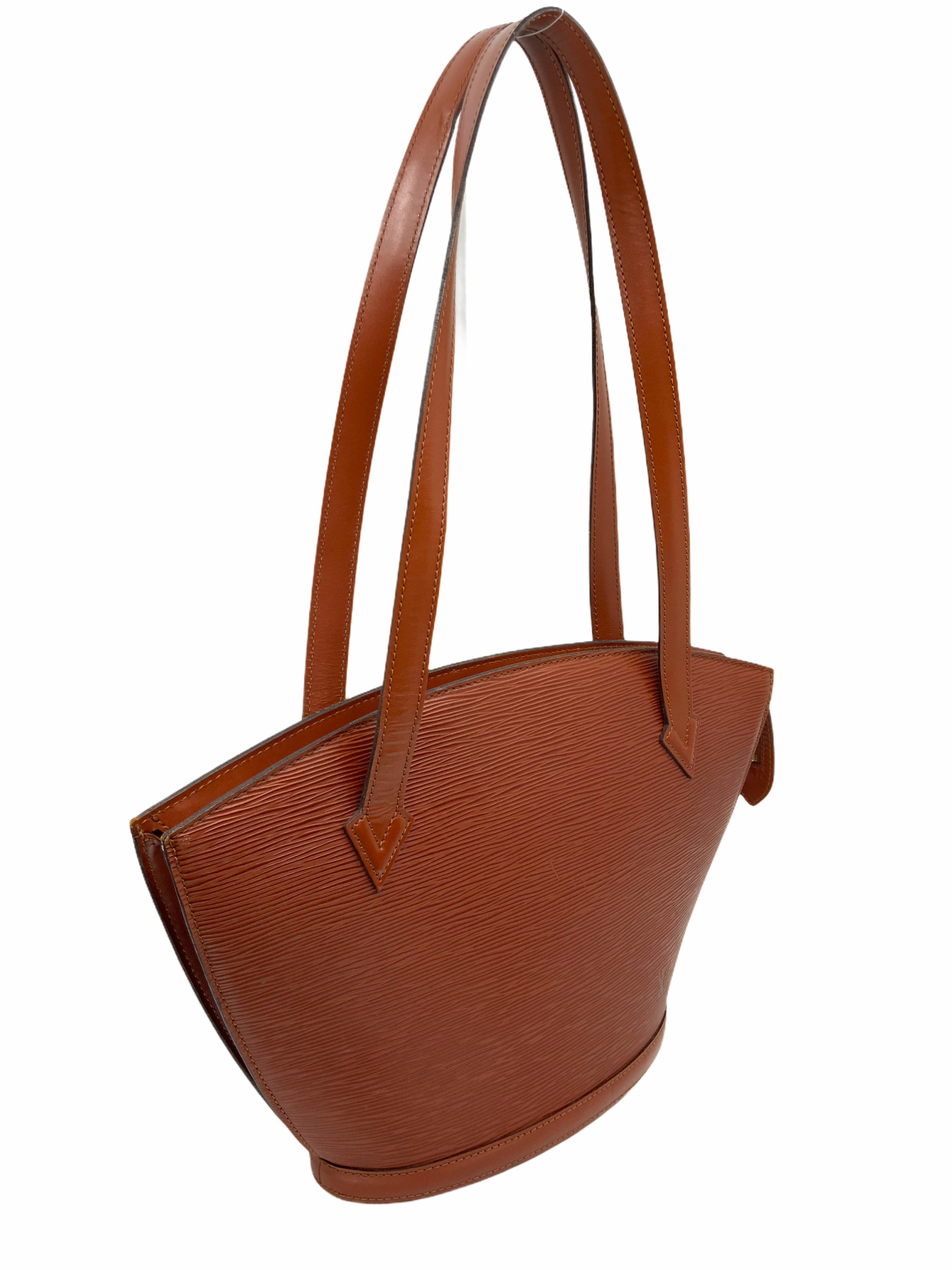 Authentic Louis Vuitton Epi Leather Saint Jacques PM Handbag - Luxury Leather Shoulder Bag for Women, Perfect for Work, Travel & Everyday Use
