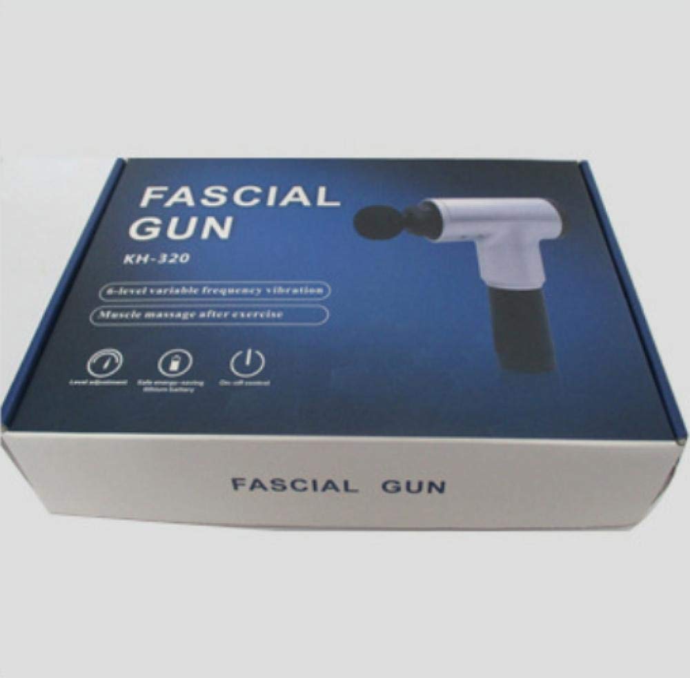 YJX Deep Tissue Massage Gun with 6 Attachments - Full Body Muscle Pain Relief & Recovery - Perfect for Athletes, Gym Workouts & Post-Exercise Therapy