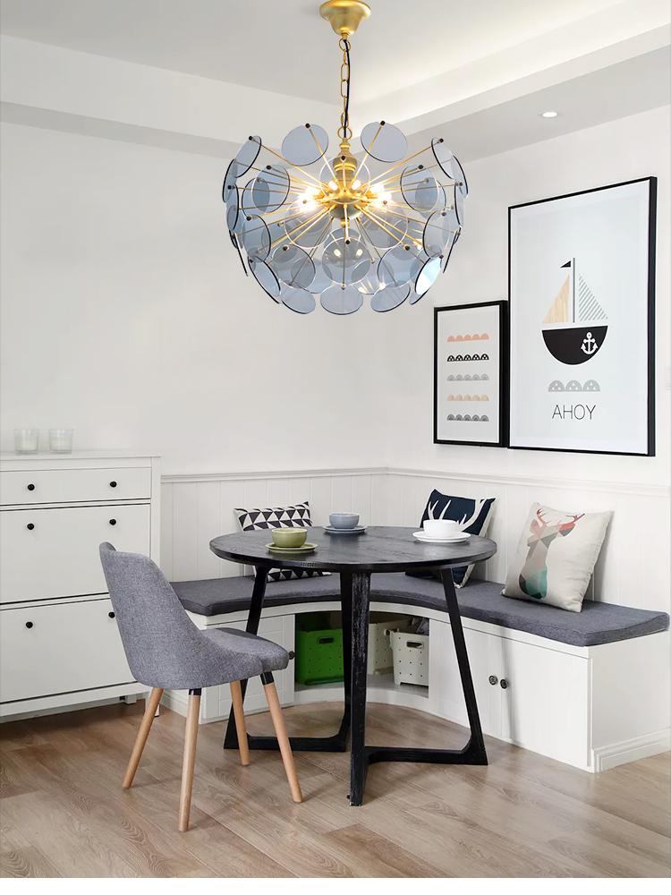 Dandelion Pendant Light - Modern Floral Chandelier for Dining Room, Bedroom & Kitchen Decor | Elegant Lighting Fixture for Home & Office