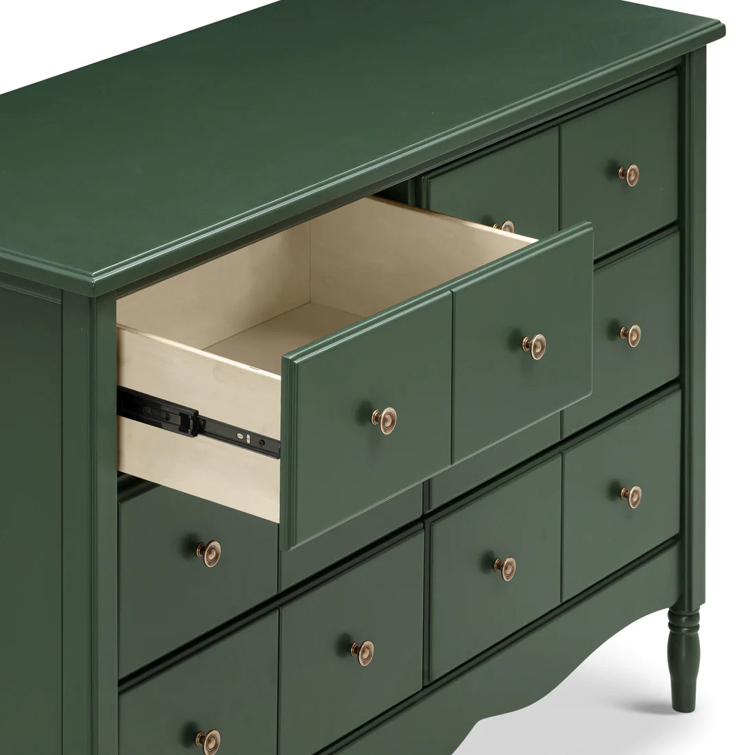 Liberty 6 Drawer Assembled Dresser - Modern Wooden Chest of Drawers for Bedroom Storage | Perfect for Organizing Clothes, Linens & Accessories in Home, Dorm or Nursery