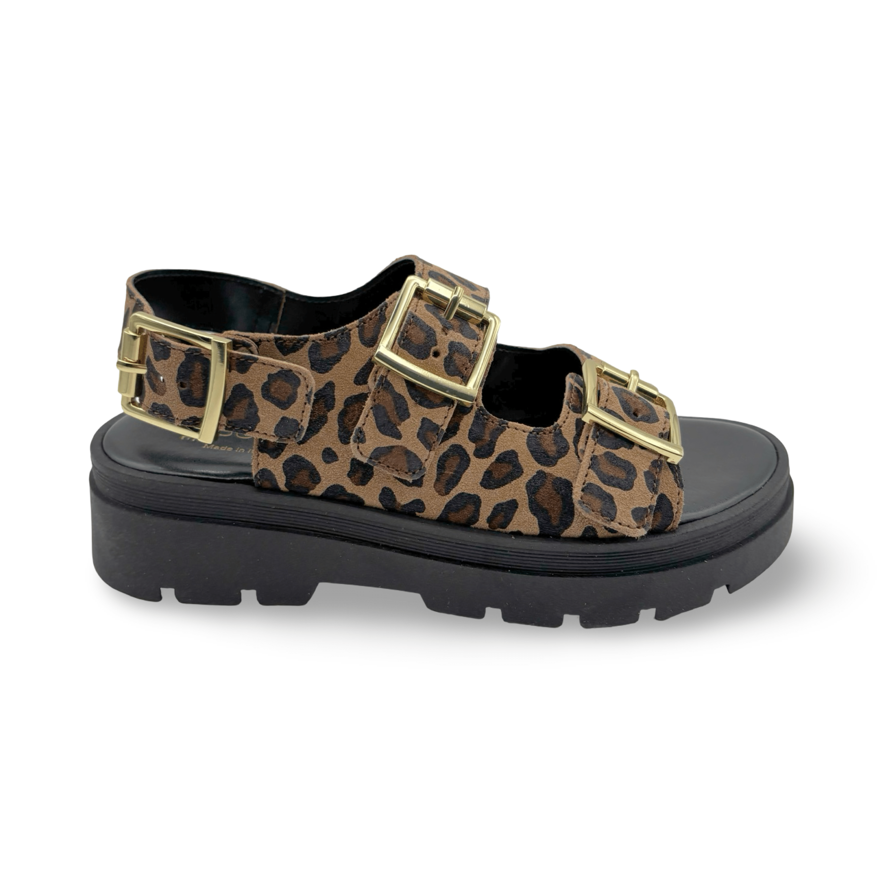 Cipher Women's Animal Print Adjustable Platform Sandals - Comfortable Strappy Heeled Summer Shoes for Casual Outings & Beach Vacations