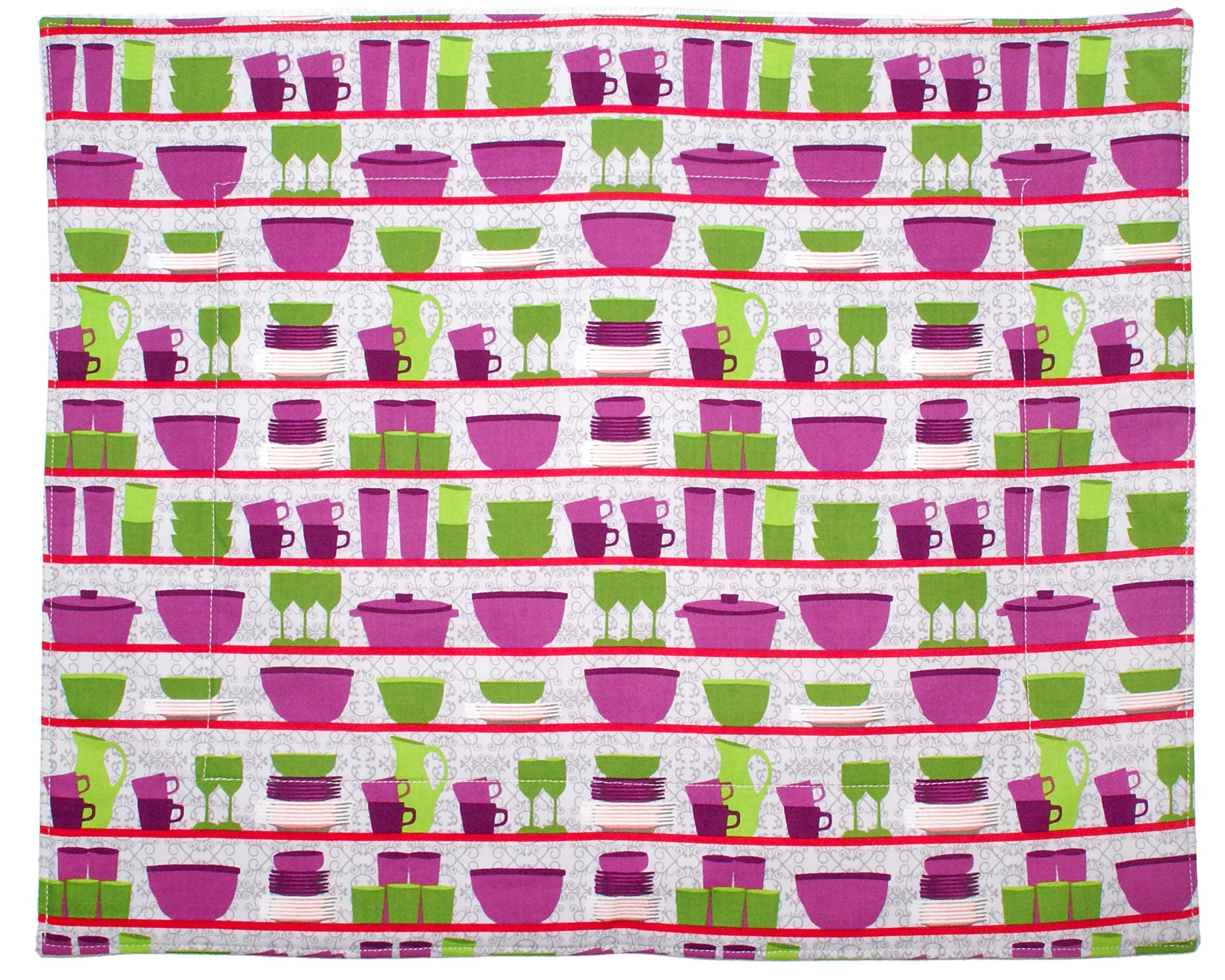 Retro Dish Drying Mat 16x20