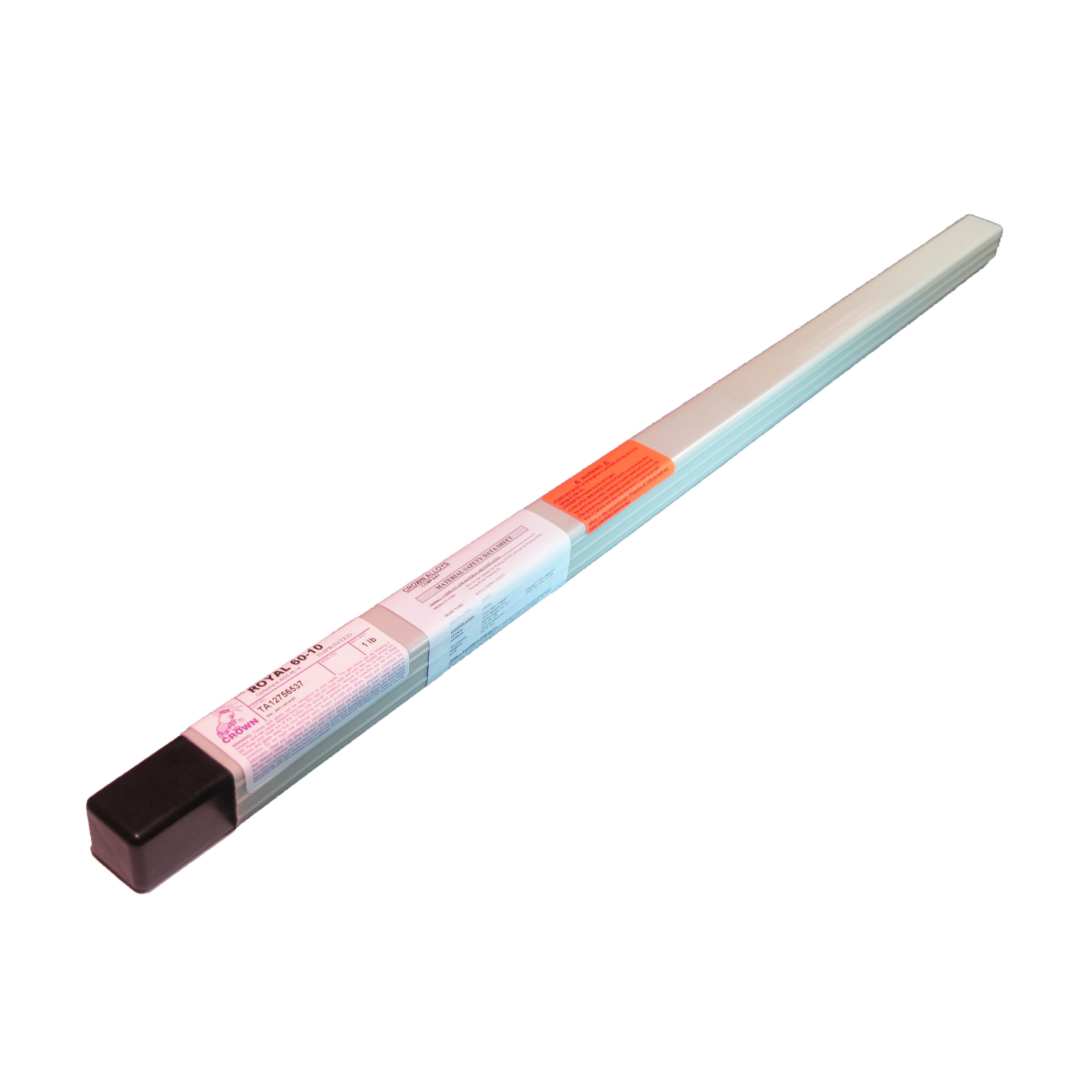 Crown Alloys ROYAL 60 10 3/32x36 TIG Welding Rod - 1lb Tube (RT6010/TN BP) | High-Quality TIG Filler Metal for Steel Fabrication & Repair