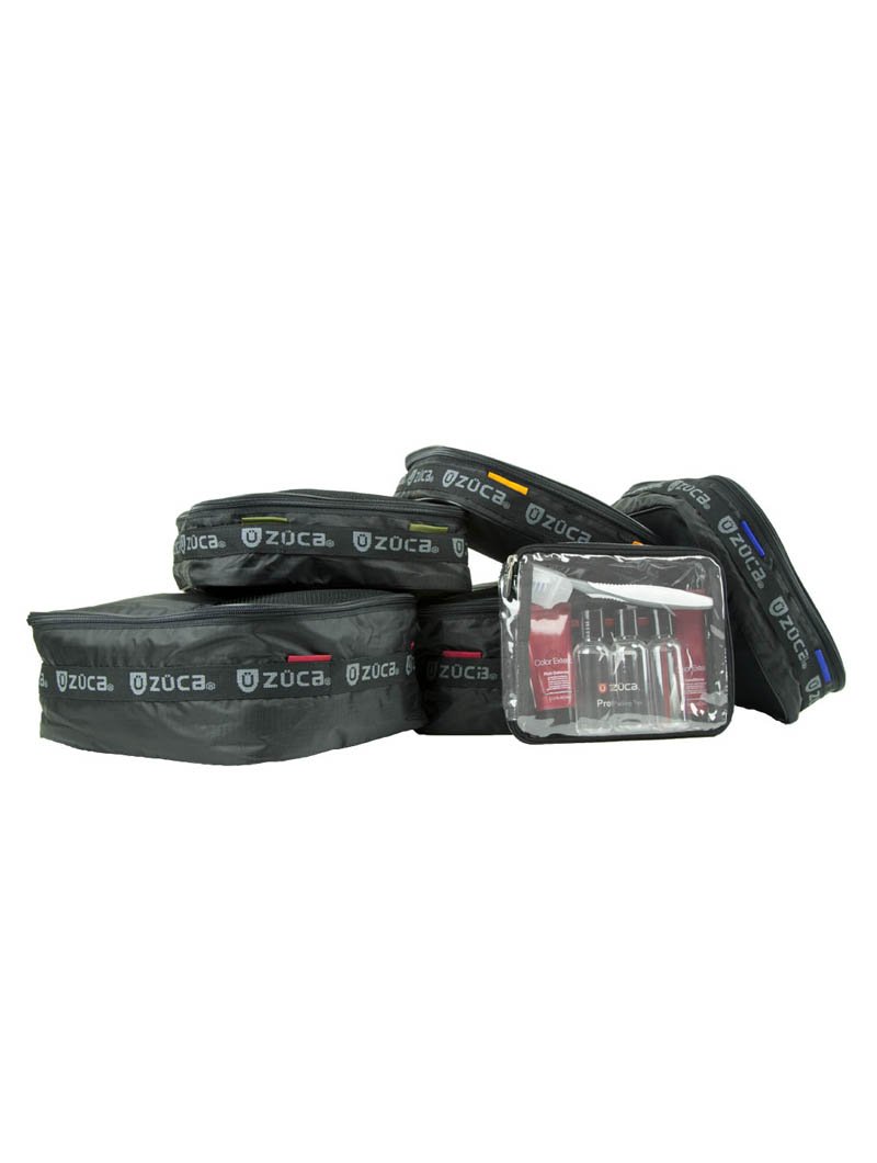 Zuca Obsidian Artist Rolling Backpack with 4 Clear Storage Cases - Perfect for Art Supplies, Makeup Organization & Travel Accessories