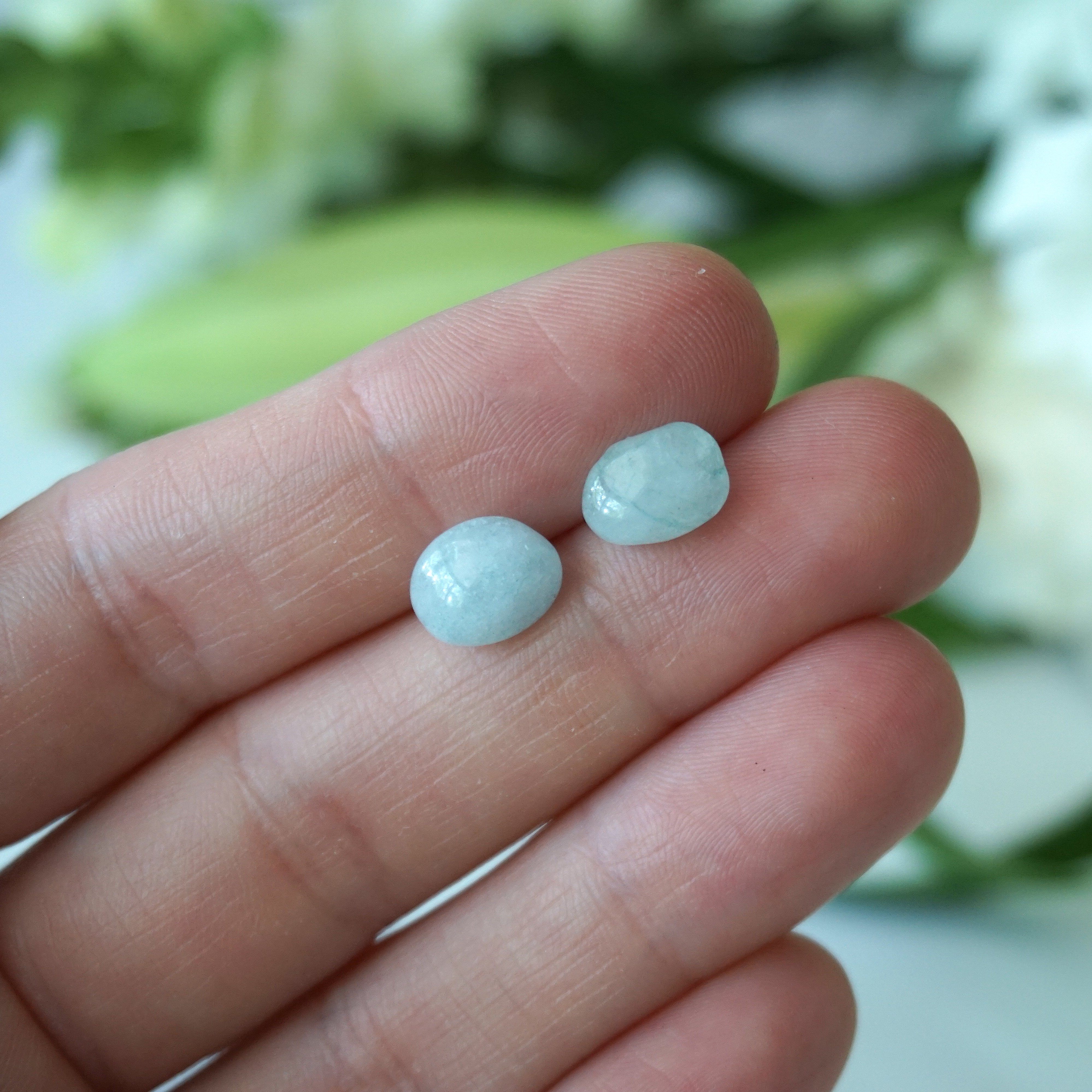 Stunning Aquamarine Stud Earrings for Women – Hypoallergenic Post Earrings for Everyday Wear & Special Occasions
