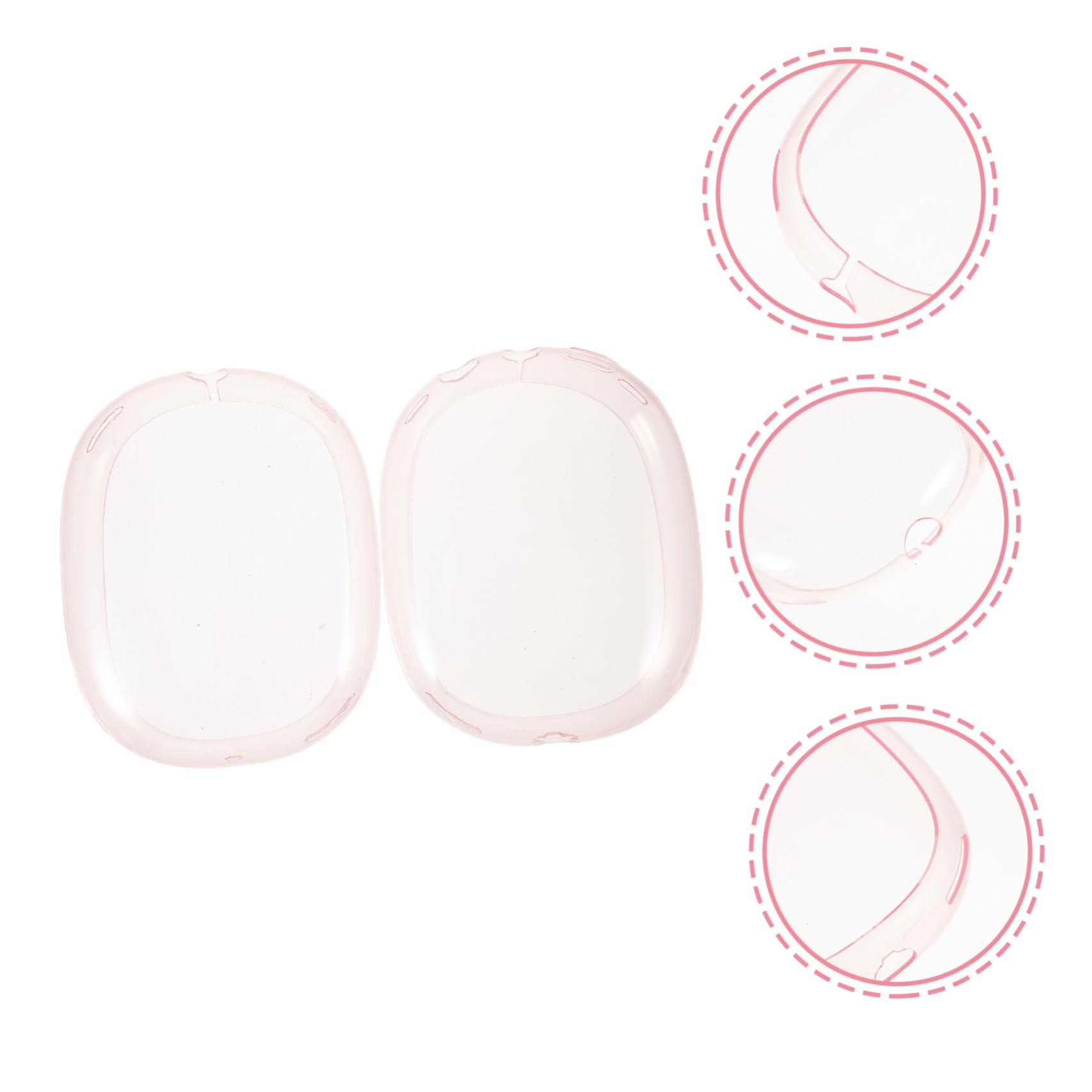 HEMOTON Protective Ear Pad Cover Case - Lightweight & Portable Ear Cushion Protector for Headphones - Perfect for Travel, Workouts, and Daily Use
