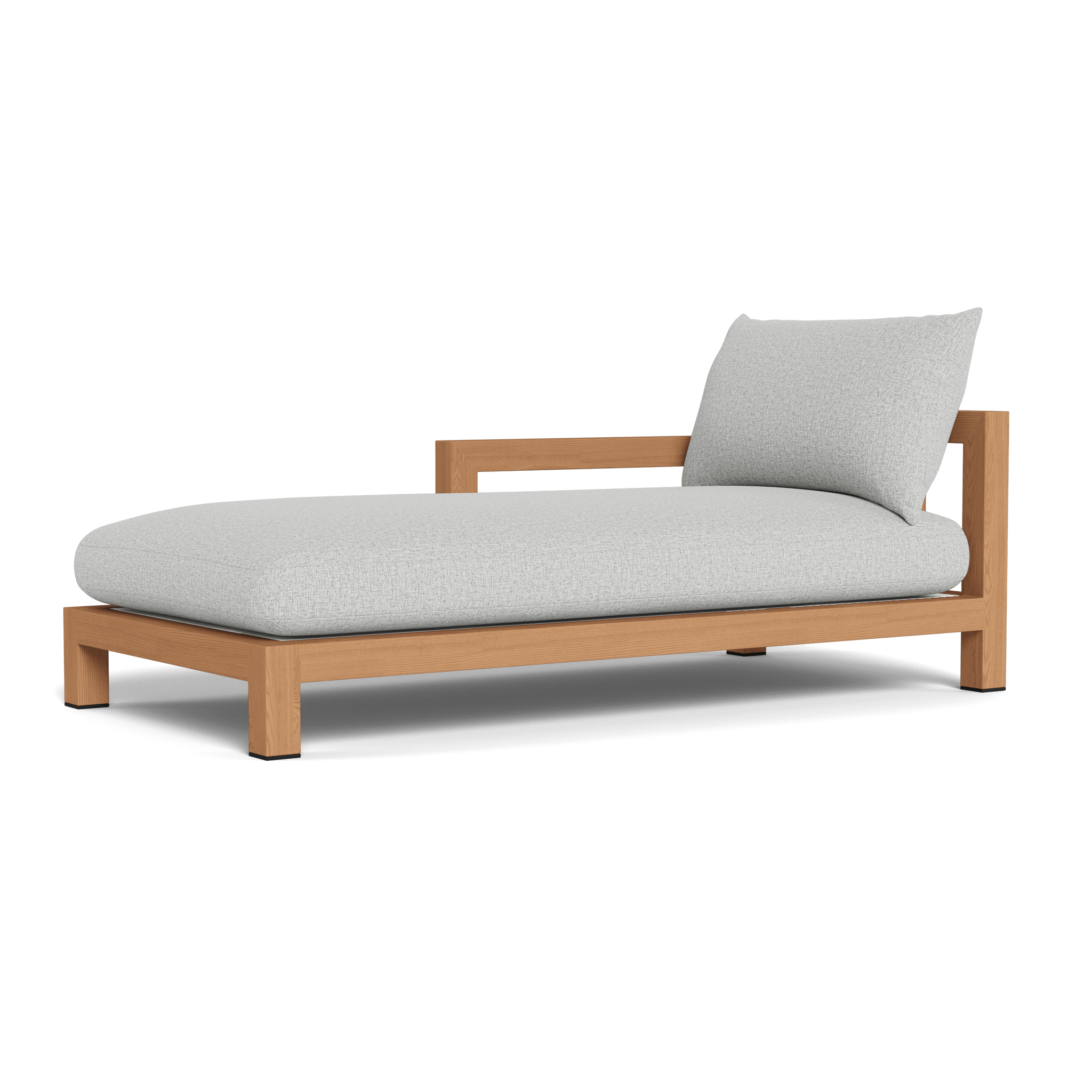 Premium Pacific Teak Chaise Lounge - Outdoor Patio Furniture for Poolside, Beach & Garden Relaxation - Weather-Resistant & Durable Teak Wood Design