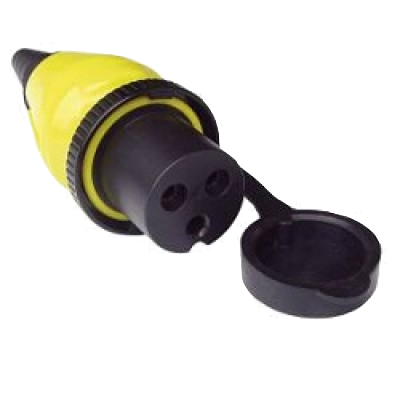 32A/250V Shore Power Plug (2P/3W) - Marine Grade Electrical Connector for Boats & RVs - Perfect for Docking, Camping & Outdoor Power Supply