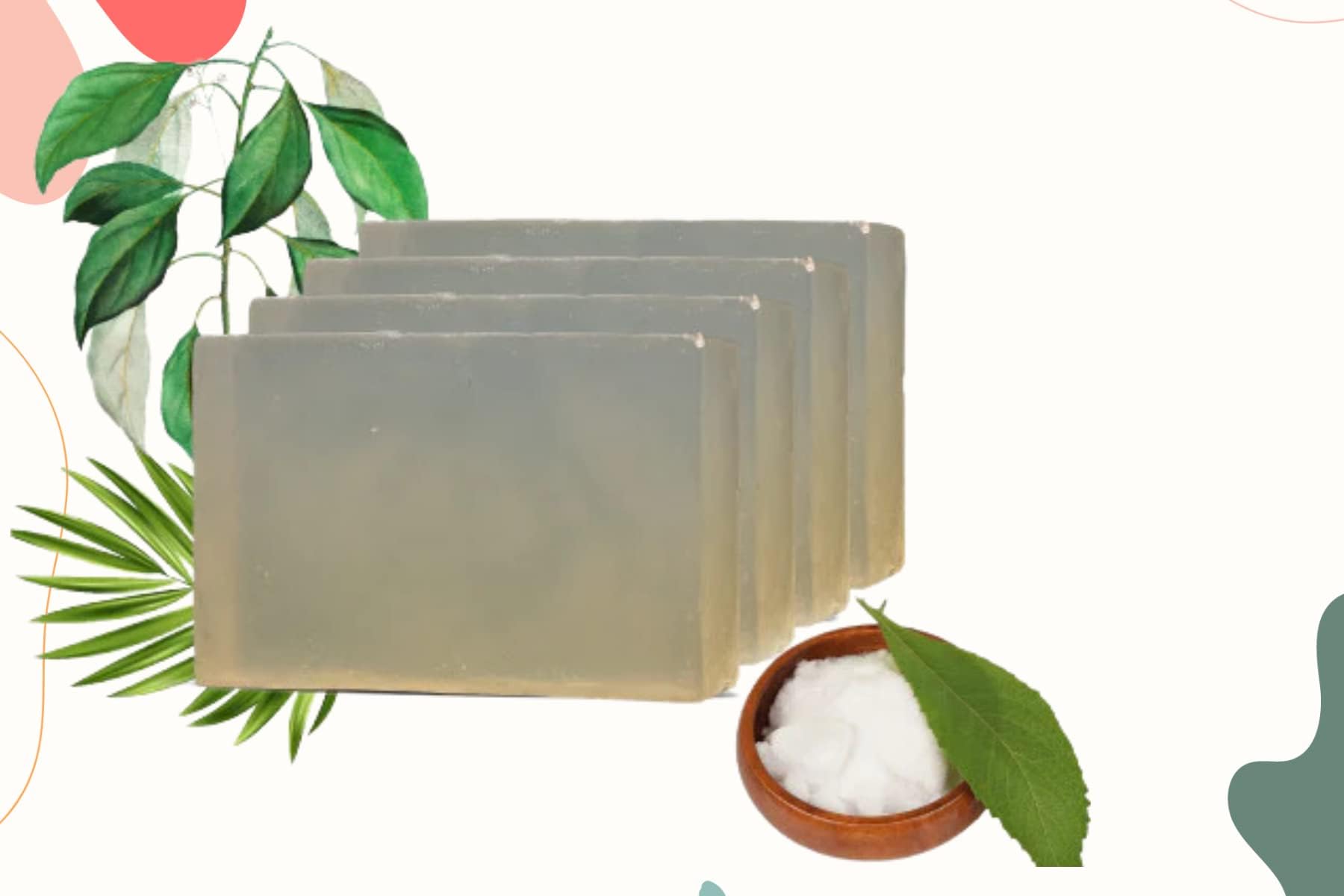 NATSBYTE Organic Camphor Bath Soap - 100% Natural Handmade Chemical-Free Soap for Men & Women | Gentle Cleansing for Sensitive Skin, Relaxing Aromatherapy Bath & Shower, Pack of 1