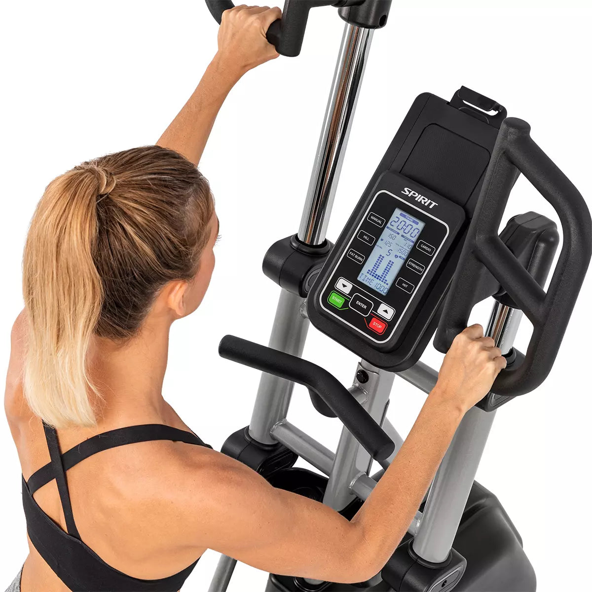 Spirit Fitness CVC800 Vertical Climber - Full Body Workout Machine for Home Gym, Cardio & Strength Training | Compact & Quiet Exercise Equipment for Small Spaces, Weight Loss & Toning