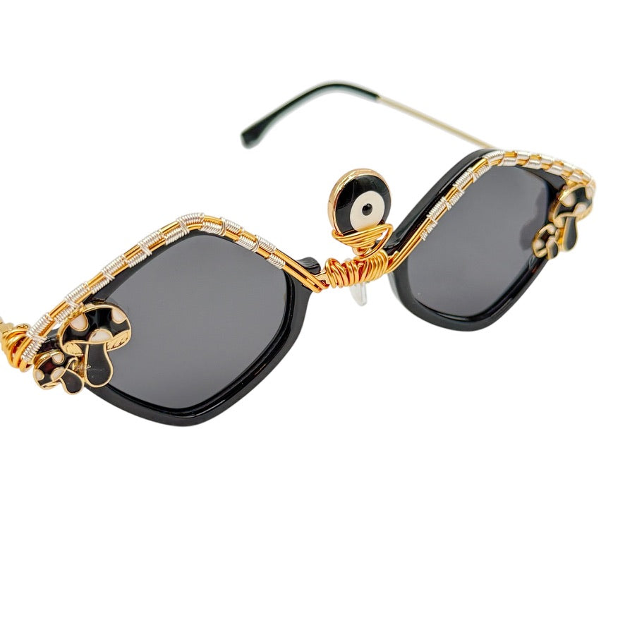 Viral Eye Shroom Limited Edition - Trendy Mushroom-Shaped Sunglasses for Women & Men - UV Protection & Fashionable Design - Perfect for Outdoor Activities, Music Festivals, and Beach Vacations