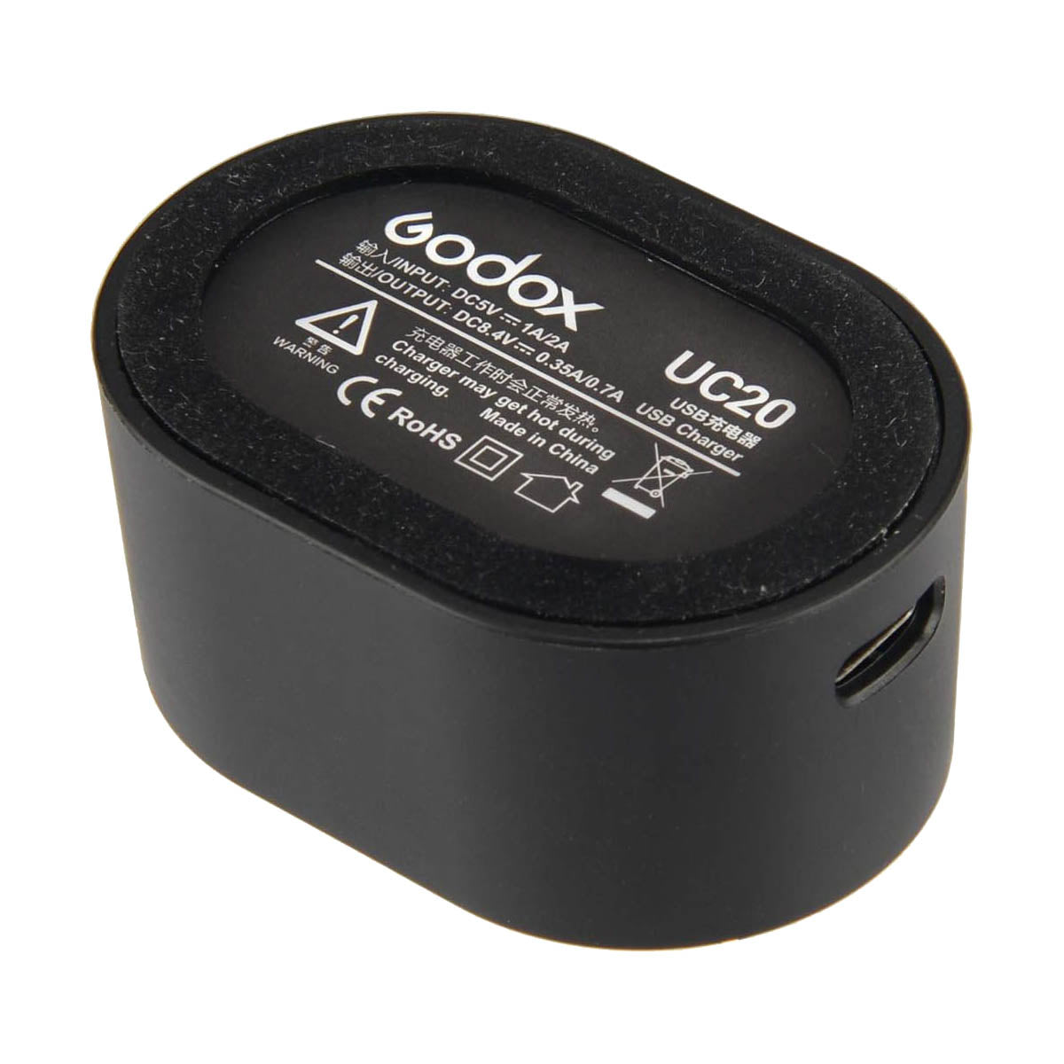 UC20 USB Type C Battery Charging Dock - Fast Charger for PiXAPRO Li-ion 350 & GODOX V350 Speedlites - Perfect for Photography Studios, On-Location Shoots & Travel Photography