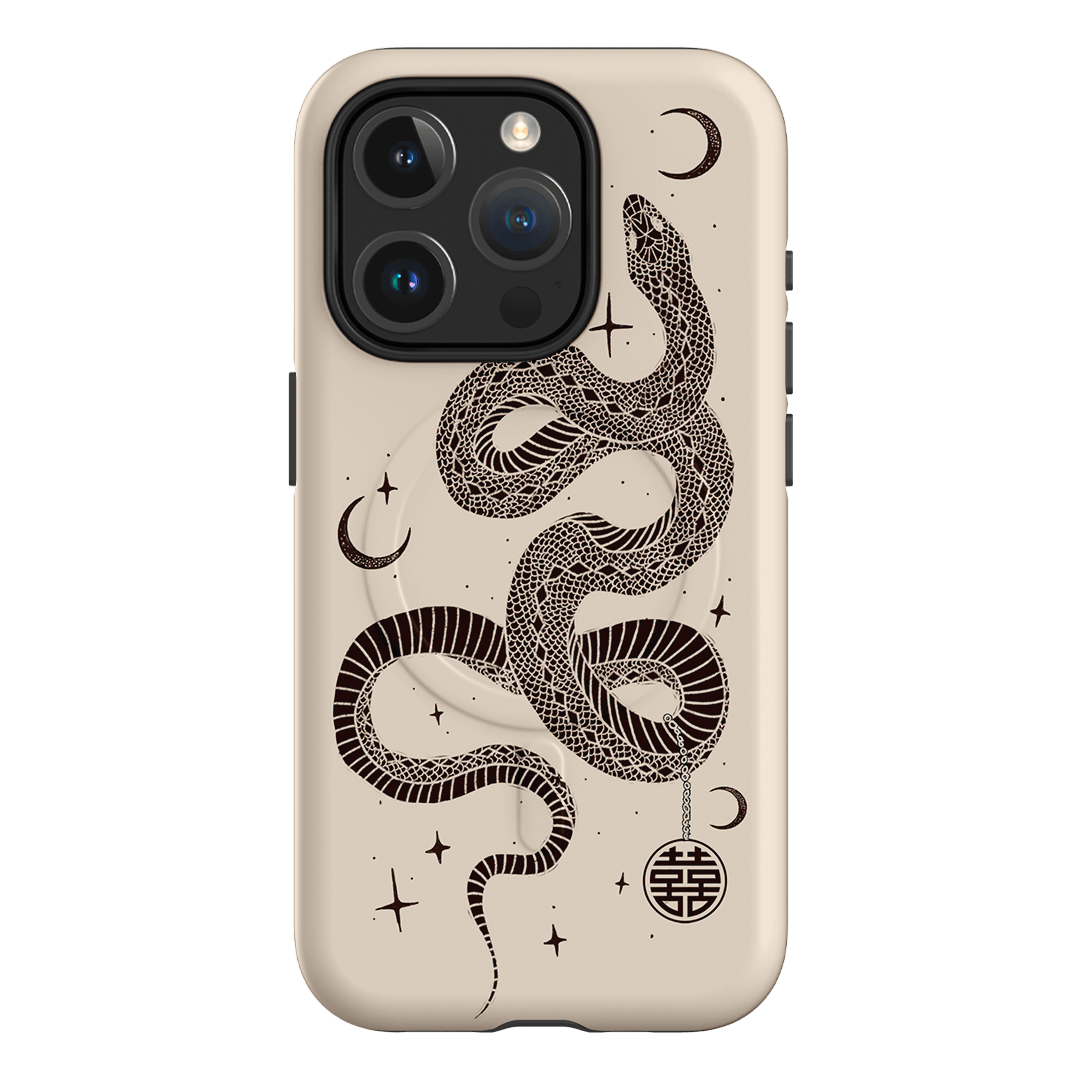 Astro Snake in Cream - Trendy Snake Print Handbag for Women - Perfect for Parties, Dates & Everyday Use