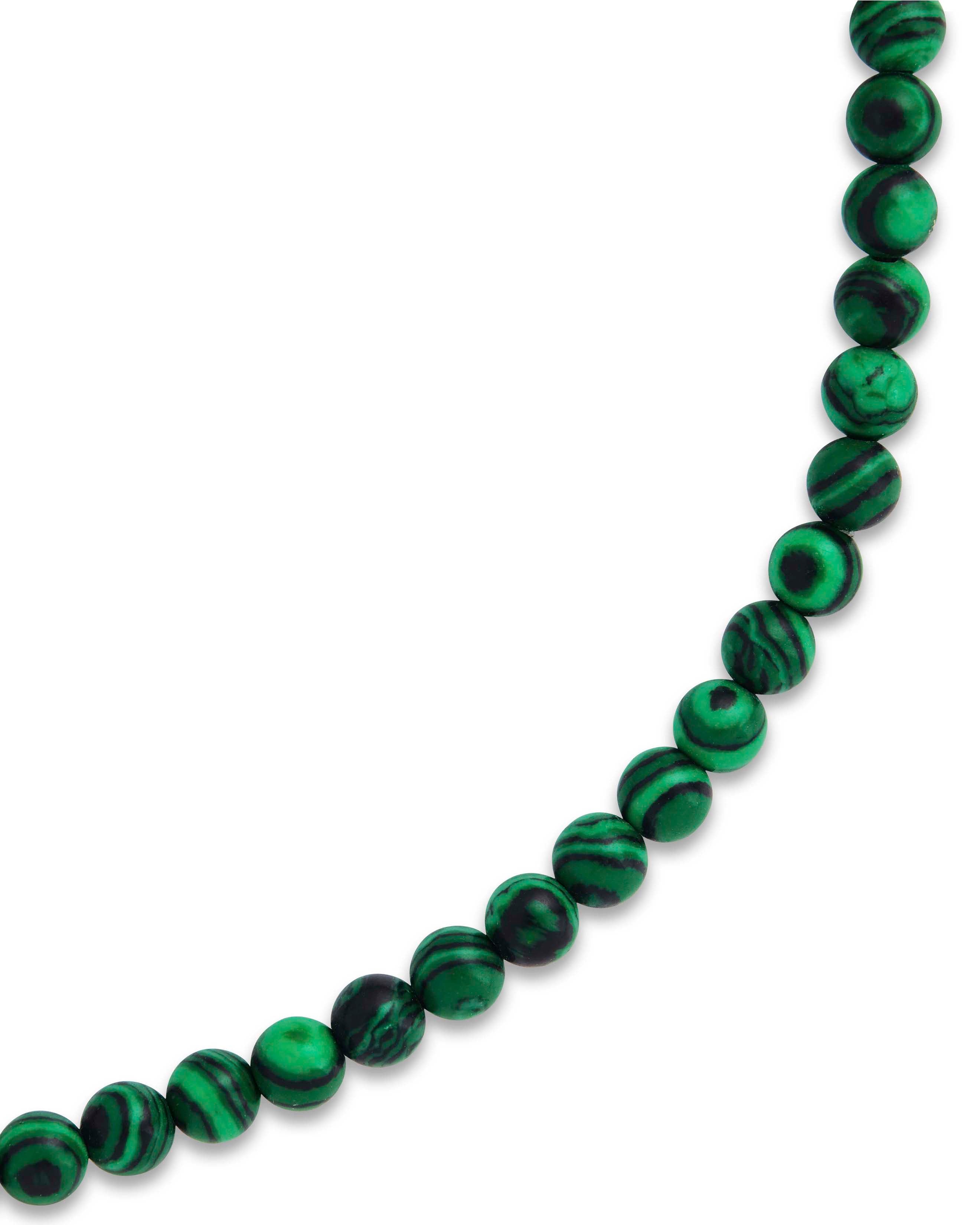 Natural Malachite Beaded Stretch Bracelet for Women - Healing Crystal Jewelry for Stress Relief & Positive Energy - Perfect for Yoga, Meditation & Everyday Wear