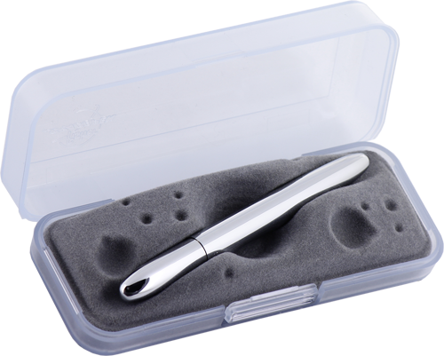 Chrome Bullet Space Pen - Stainless Steel Ballpoint Pen for Writing, Travel & Outdoor Adventures - Perfect for Gifts, Office & Everyday Carry (EDC)