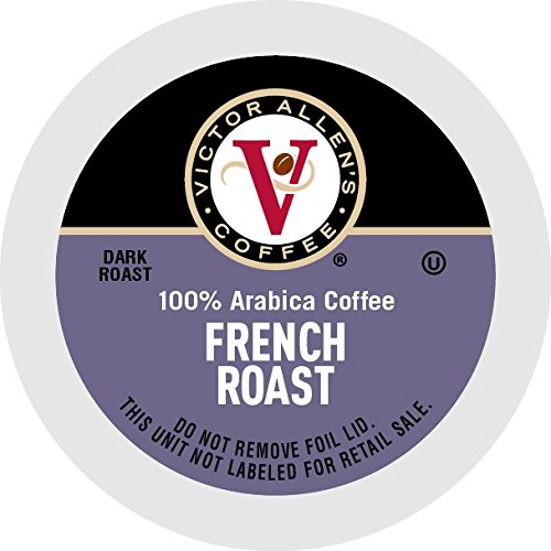Victor Allen's Italian & French Roast Dark Roast Coffee Pods for Keurig K-Cup Brewers - 42 Count - Bold & Rich Flavor for Morning Energy or Office Break