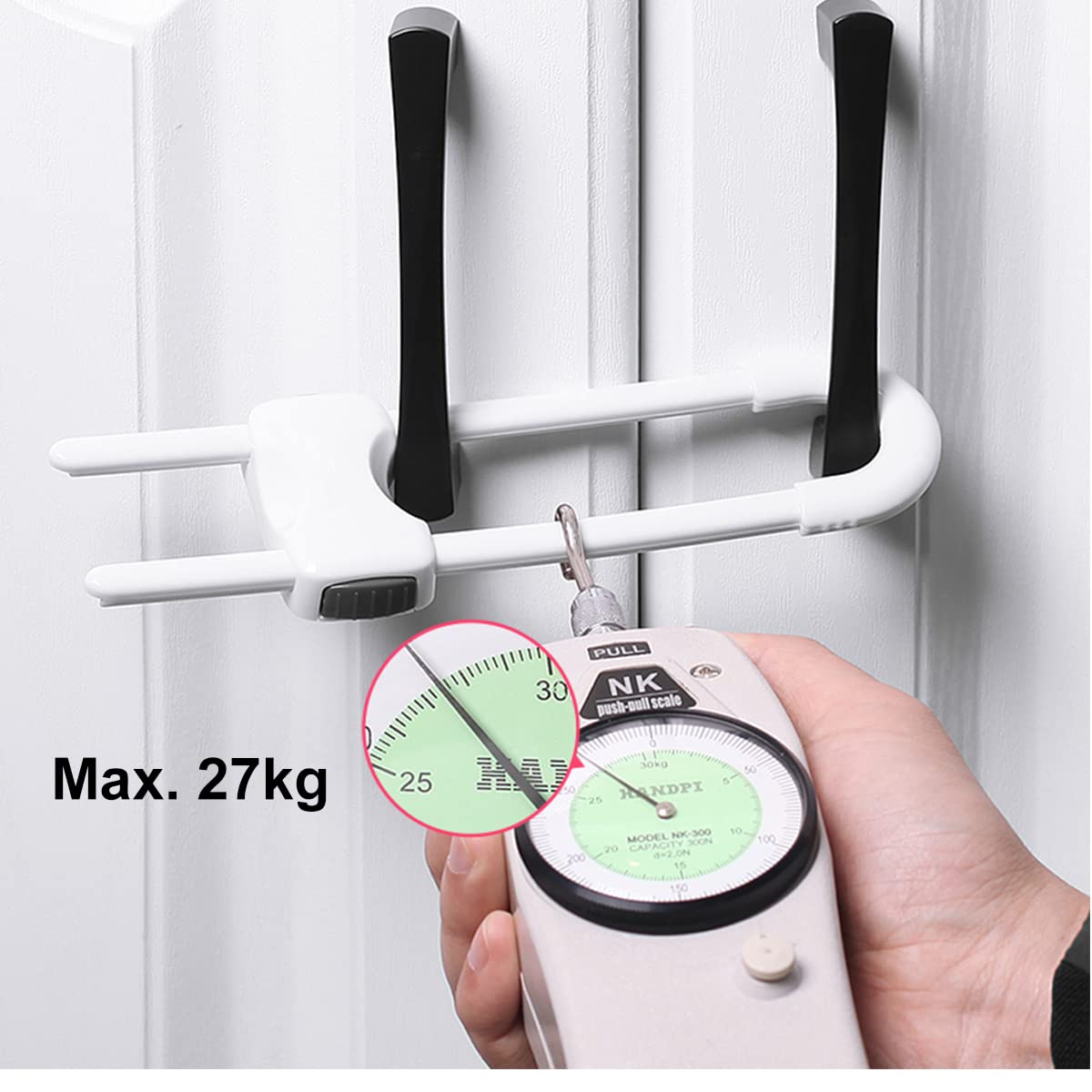 5-Pack Adjustable U-Shaped Child Safety Cabinet Locks - Sliding Drawer & Door Locks for Kitchen, Storage Cupboard, Closet, Dresser (White) - Baby Proofing & Home Security Solution