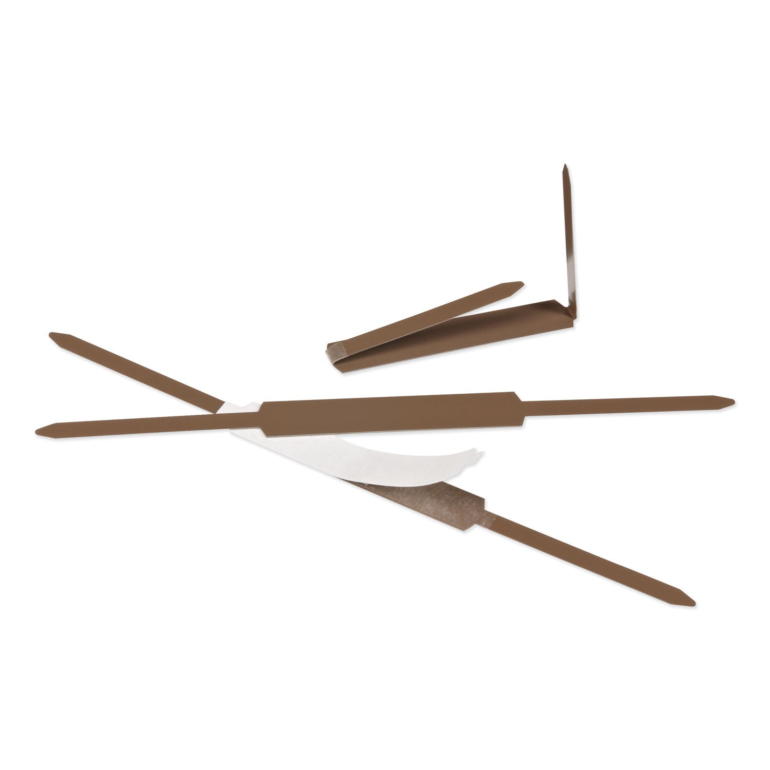 ACCO Premium Self-Adhesive Two Prong Paper Fastener Bases - 2 Capacity, 2.75