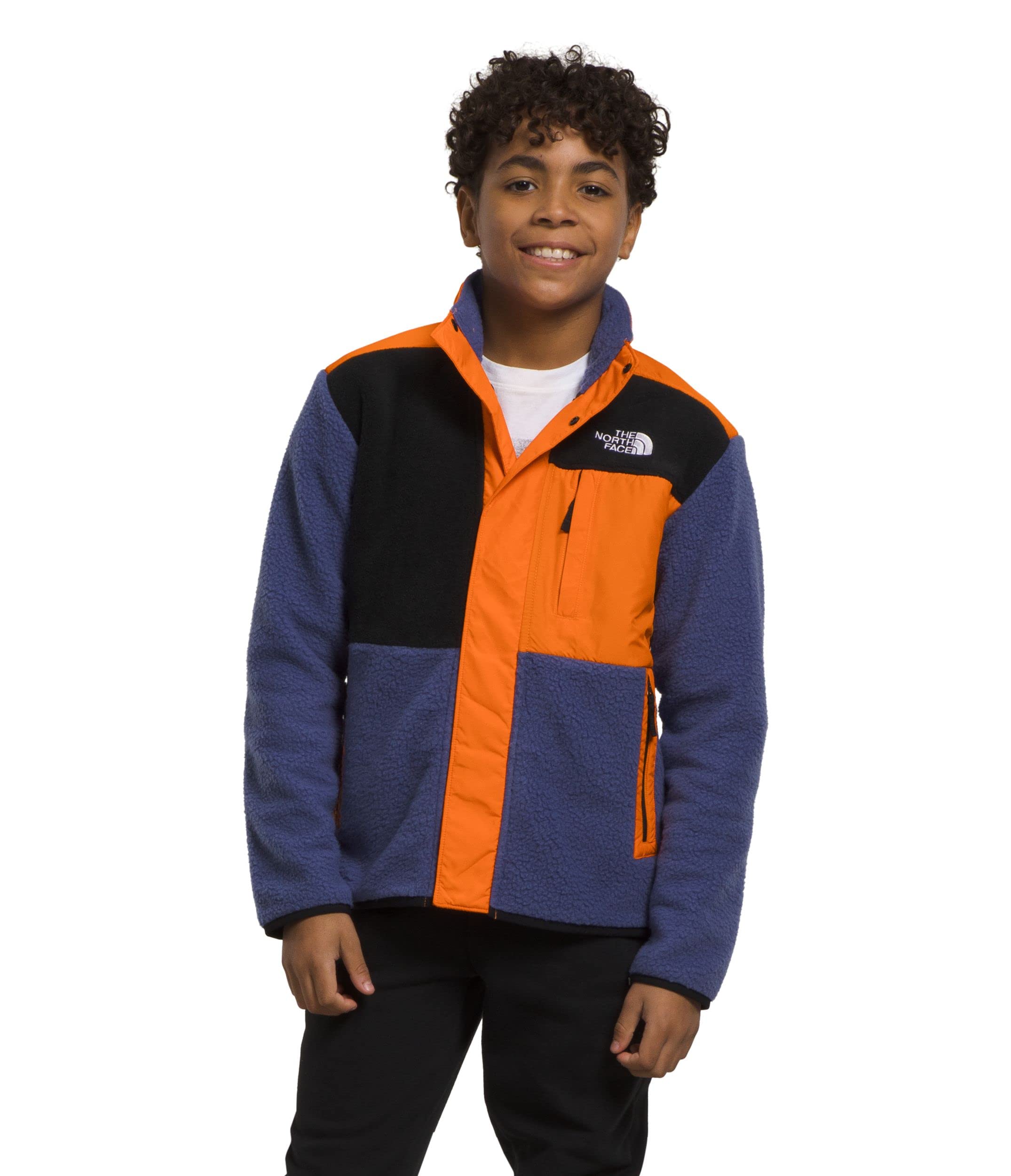 The North Face Forrest Fleece Mashup Jacket for Boys - Warm & Cozy Fleece Jacket for Outdoor Adventures, Hiking, and School