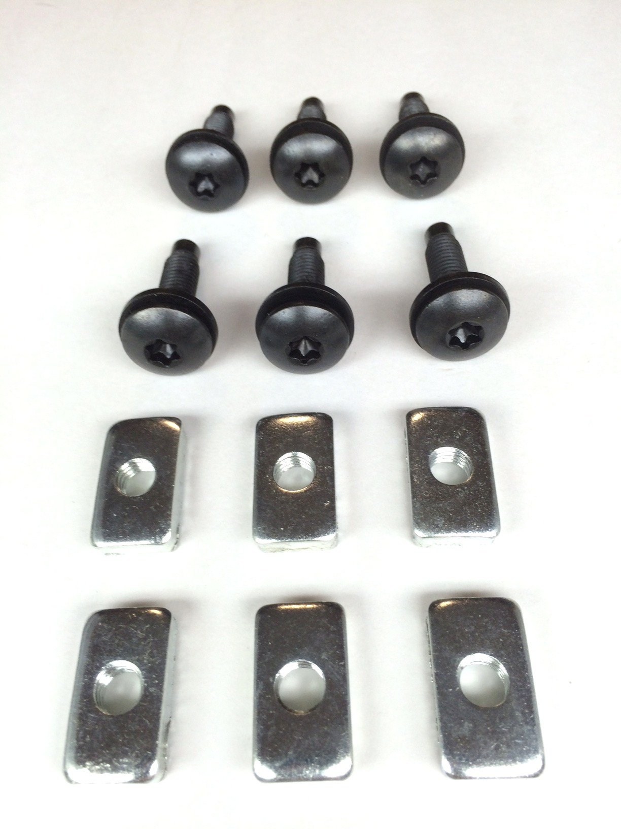 1997-2006 Jeep Wrangler TJ Hard Top Torx Screw & Nut Kit - 6 Torx Screws & 6 Nuts - Replacement Parts for Jeep Wrangler TJ Hard Top Installation & Maintenance