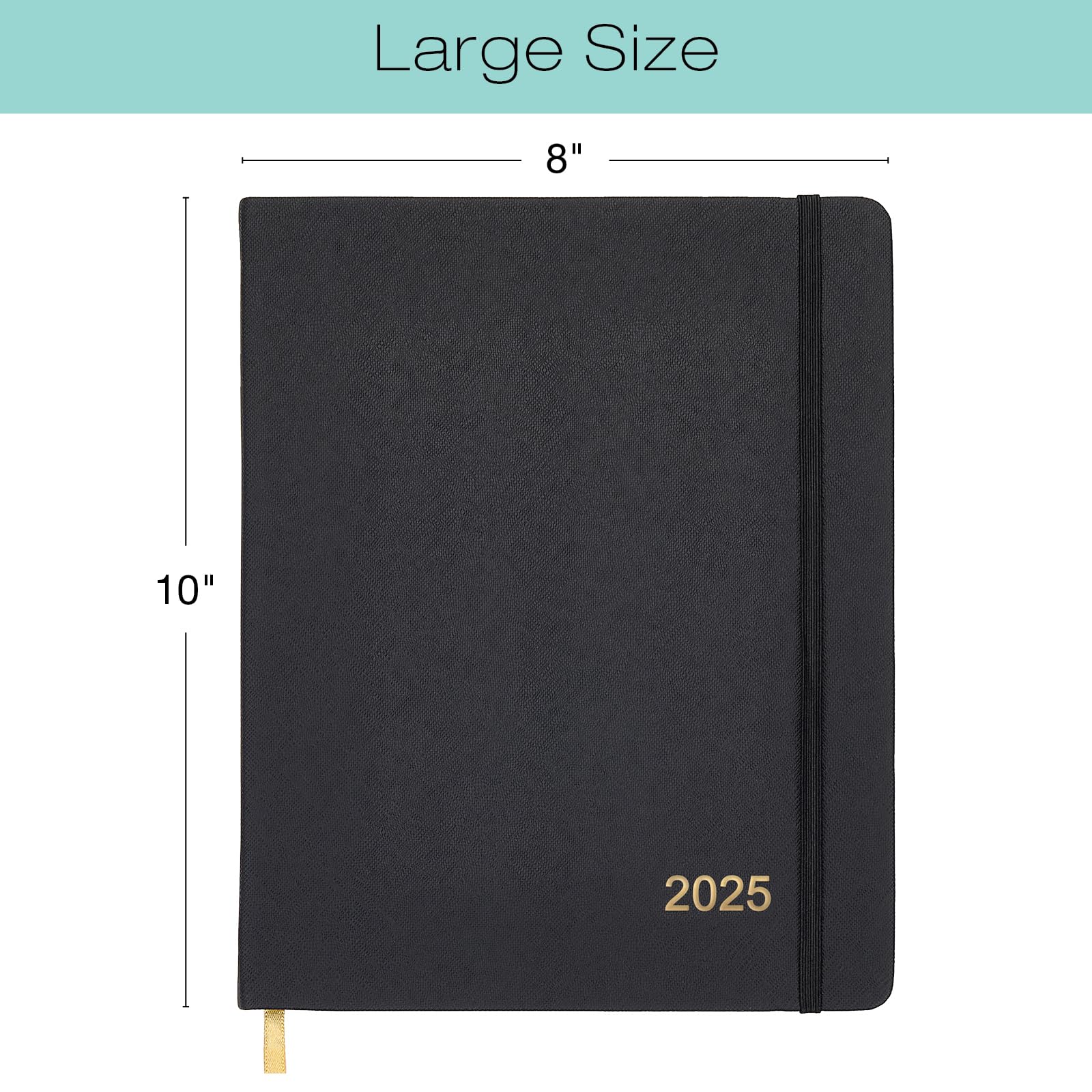 2025 Textured Cover Weekly & Monthly Planner - 8