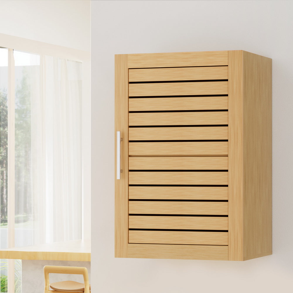 70cm Wooden Bathroom Storage Cabinet - 2 Tier Wall Mounted Shelf by JILL - Perfect for Small Bathrooms, Organizing Toiletries & Towels