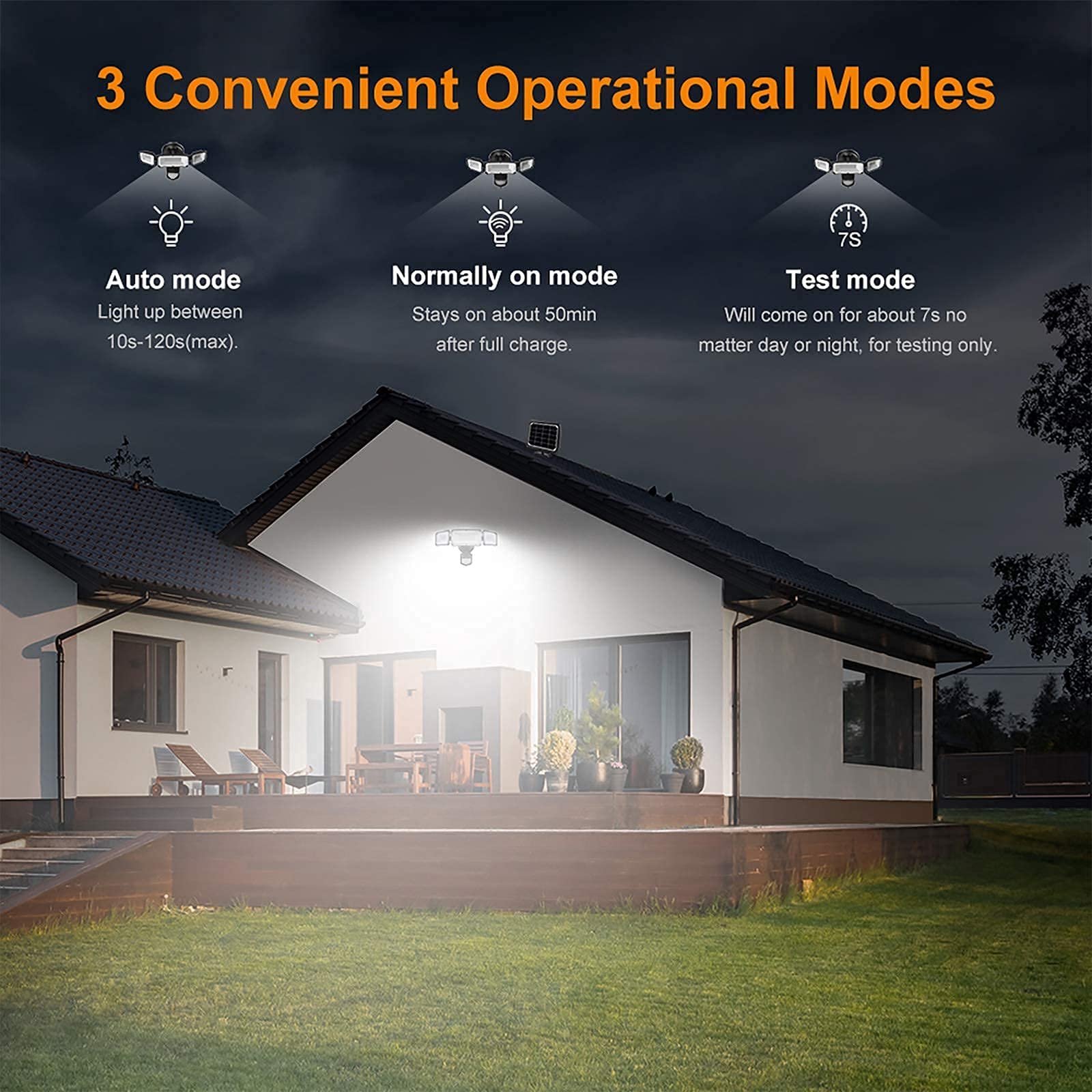 LEPOWER 2-Pack 1600LM Solar Security Lights with Motion Sensor - Outdoor LED Solar Lights in Black & 1000LM Brown for Yard, Garden, Pathway, and Driveway Lighting