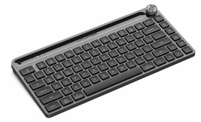 JLab Epic Mini Advanced Multi-Device Wireless Bluetooth Keyboard - Compact & Portable for Laptop, Tablet, Smartphone - Perfect for Travel, Office & Home Use