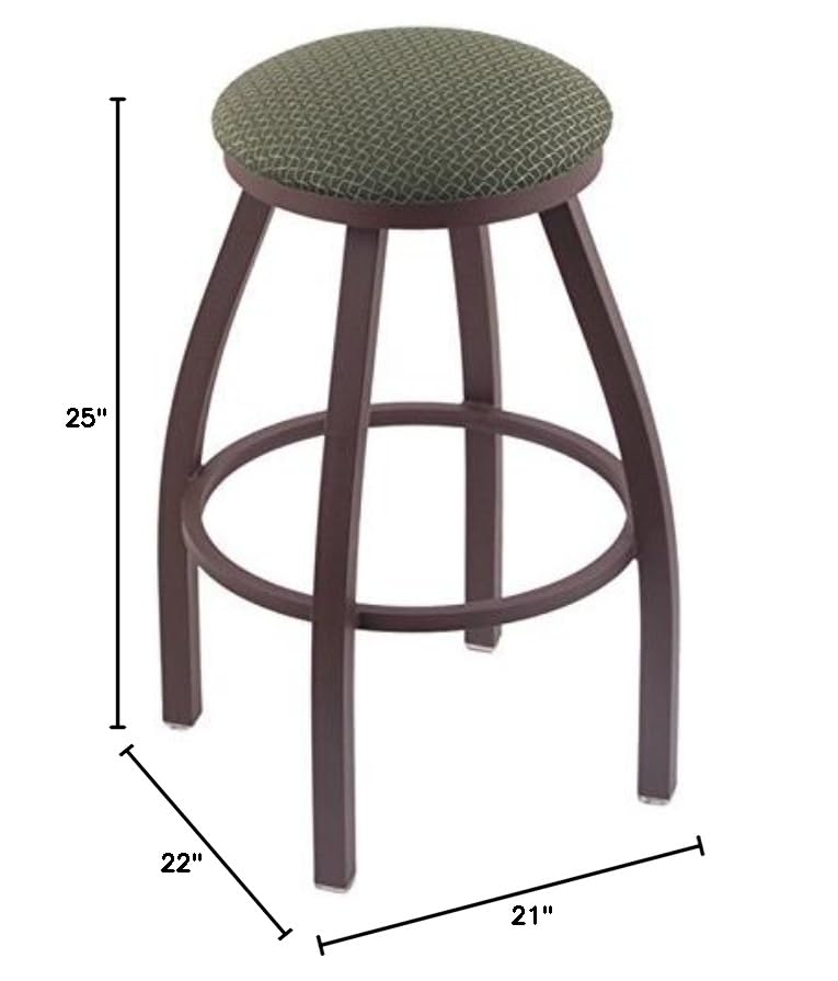 Holland Bar Stool Co. XL 802 Misha Swivel Bar Stool with Graph Parrot Design - 30