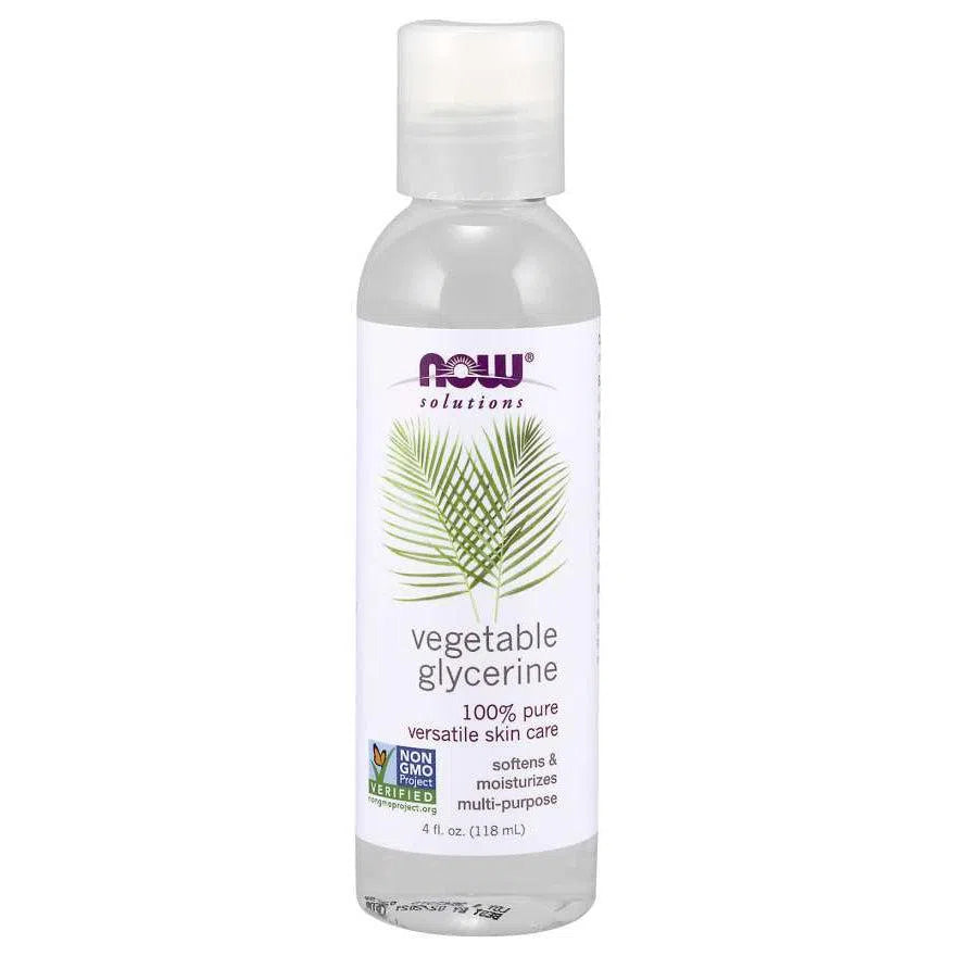 NOW Solutions Vegetable Glycerine - 16 oz, 100% Pure USP Grade, Vegan & Non-GMO - Perfect for DIY Skincare, Soap Making & Hair Care