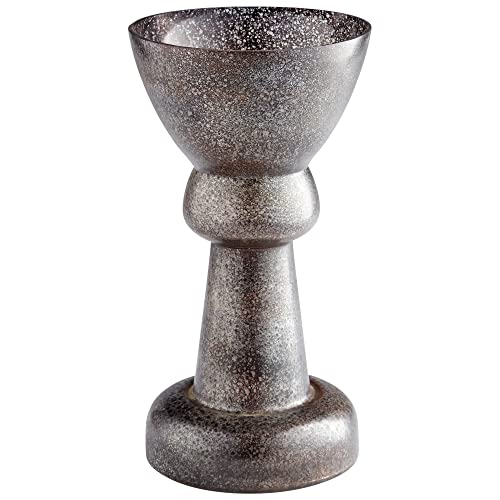 16.25 Inch Tall x 8.75 Inch Wide Modern Ceramic Vase - Elegant Home Decor for Living Room, Dining Table & Wedding Centerpieces