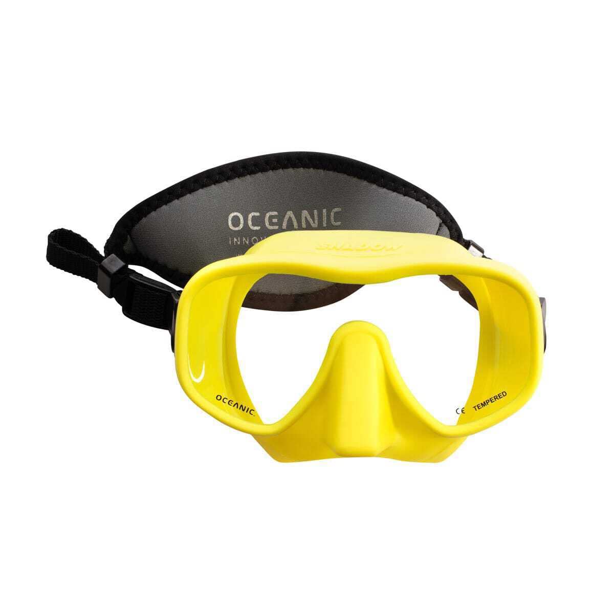 Oceanic Mini Shadow Scuba Mask - Snorkeling & Diving Gear for Adults & Kids - Perfect for Underwater Exploration, Swimming & Beach Vacations