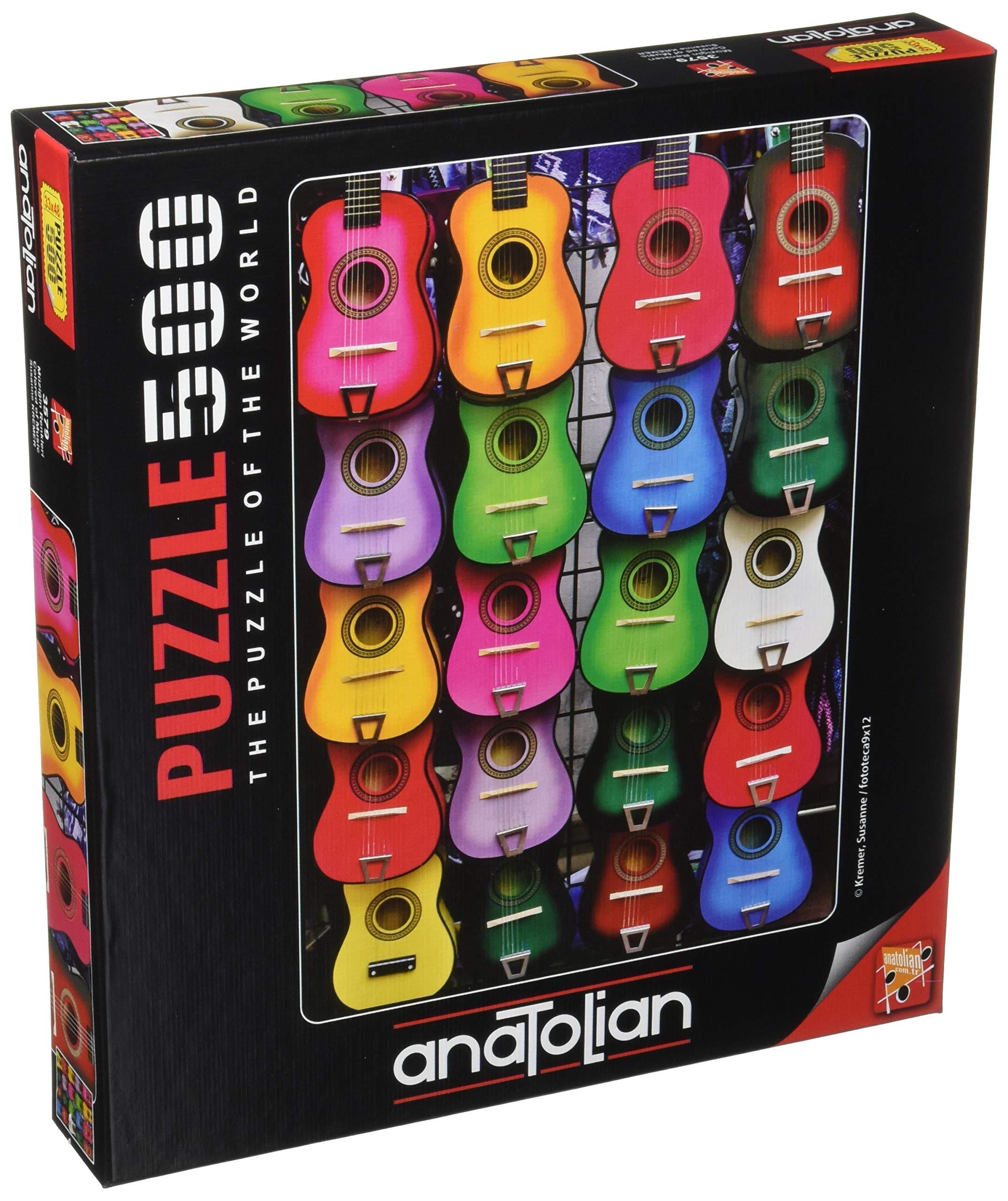 500 Piece Jigsaw Puzzle - Anatolian Puzzle Colorful Music Theme #3579 | Fun Family Game Night & Educational Activity for Adults & Kids