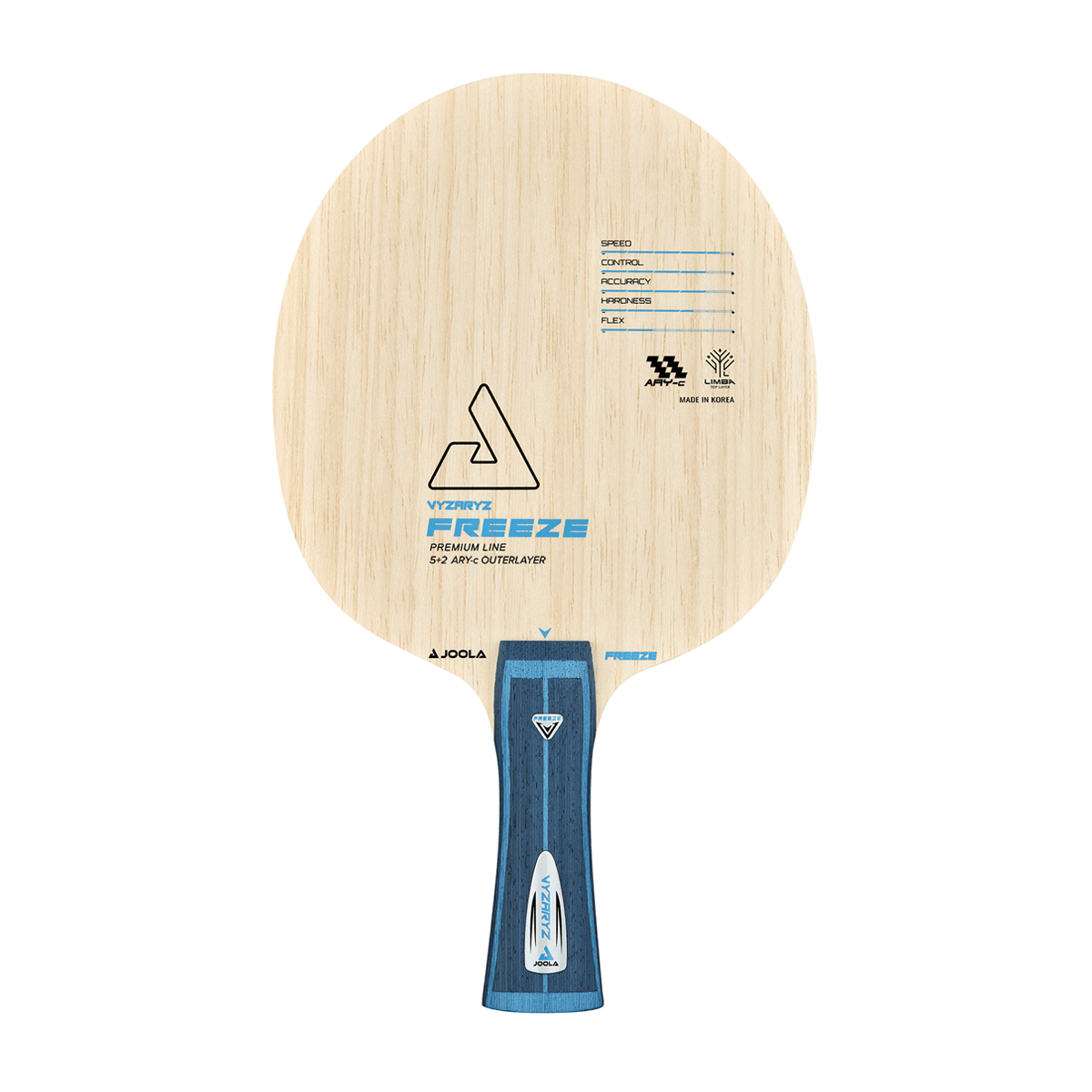 JOOLA Vyzaryz Freeze Table Tennis Racket Blade - Professional Ping Pong Paddle for Spin & Speed - Perfect for Tournament Play & Training Sessions