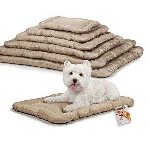 Heavy Duty Chew Resistant Dog Crate Mat - Reinforced Durable Pet Bed for Large Dogs (47.75