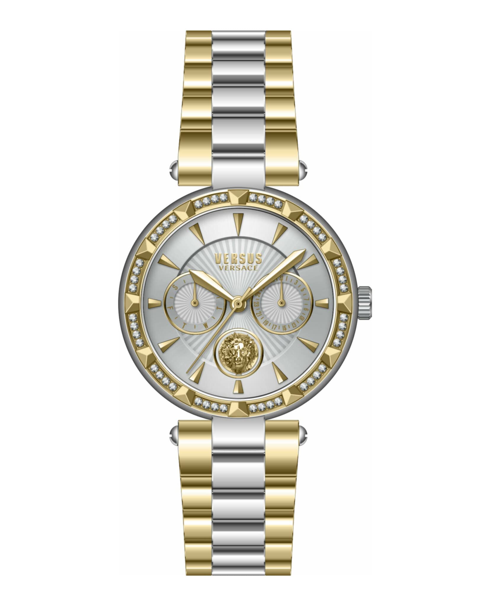 Versus Versace Women's Silver 36mm Sertie Watch VSPOS6621 | Luxury Fashion Timepiece for Women | Perfect for Parties, Work & Everyday Wear