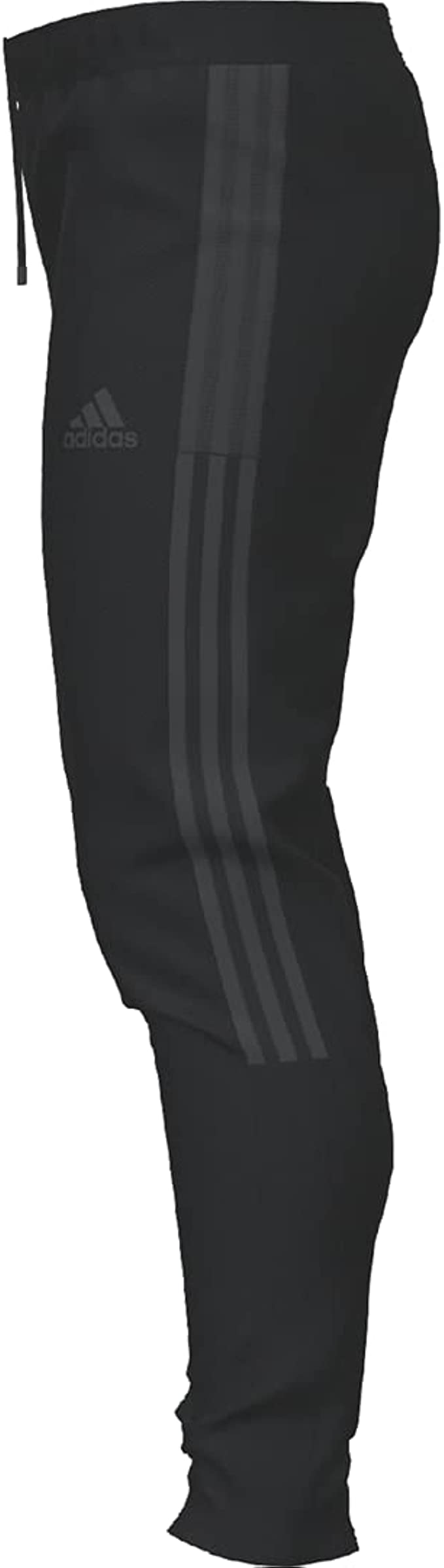 Adidas Kids' Tiro Soccer Track Pants - Small, Black/Gray with Drawstring | Comfortable Youth Training Pants for Soccer Practice, Gym & Casual Wear