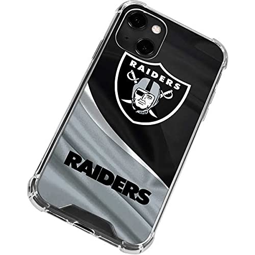 Officially Licensed NFL Las Vegas Raiders Clear Phone Case for iPhone 13 - Slim Protective Cover with Scratch-Resistant Design - Perfect for Football Fans, Game Days & Everyday Use