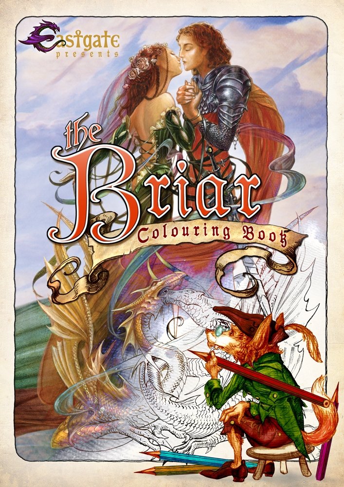 Briar Mystical Coloring Book for Adults & Kids - Relaxing & Creative Art Therapy for Stress Relief & Mindfulness - Perfect for Home, Office & Travel Activities
