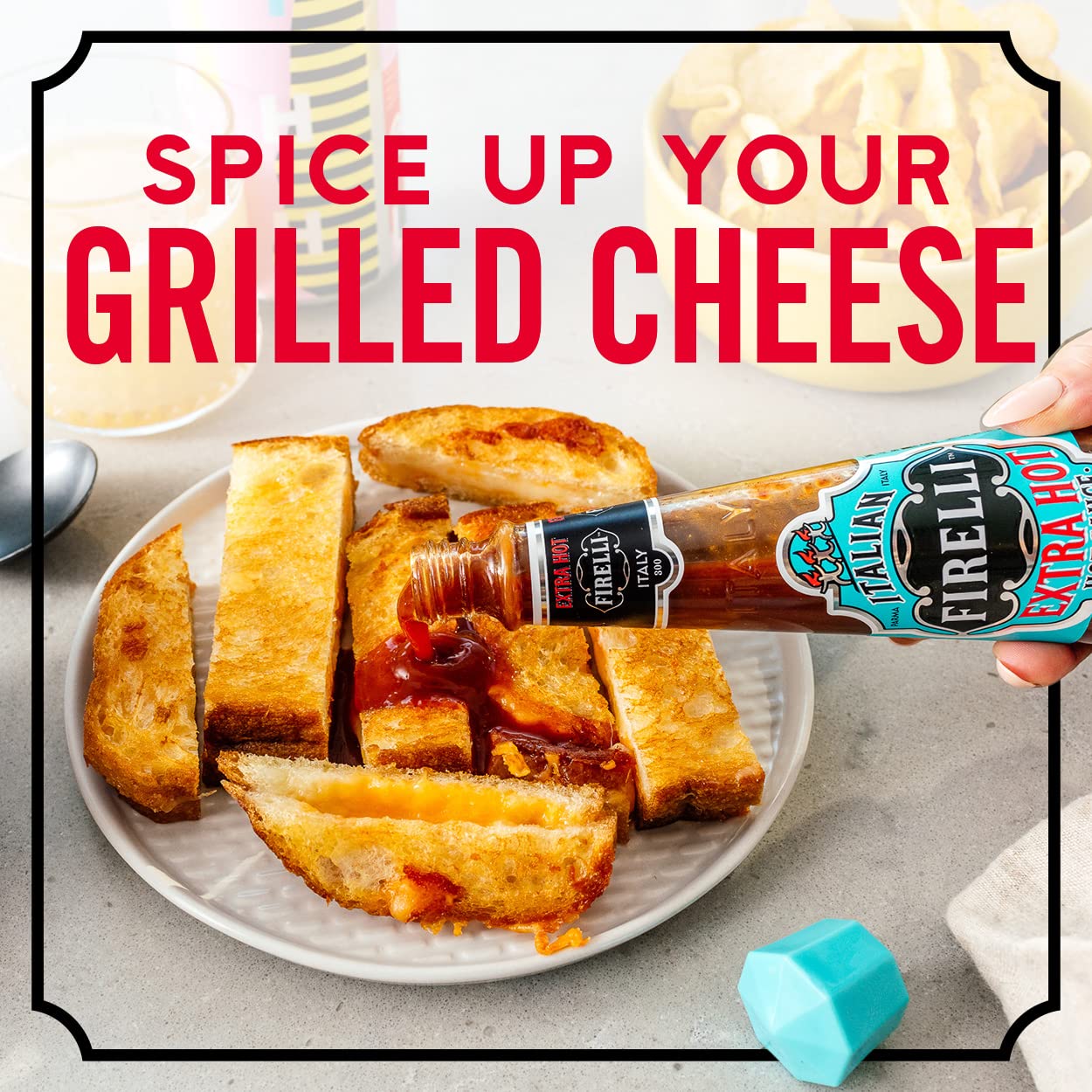 FIRELLI Extra Hot Italian Hot Sauce - 5oz Bottle (Pack of 3) | Gluten Free & Keto Friendly | Made in Italy with Calabrian Chili Peppers | Perfect for Wings, Pizza, Tacos, Pasta & Bloody Marys | Hottest Authentic Italian Hot Sauce