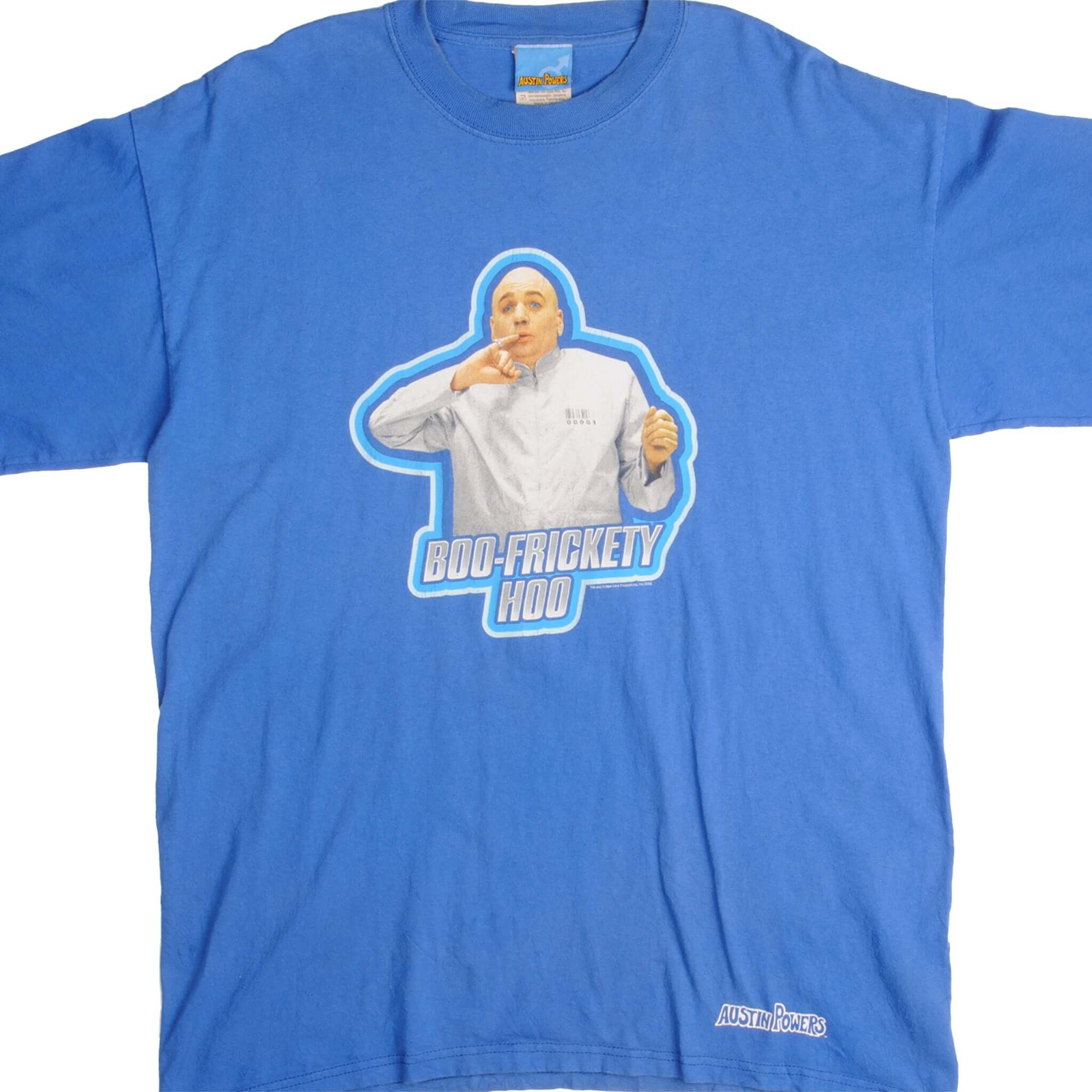 Vintage Austin Powers T-Shirt 2002 Retro Movie Tee - Size XL - Perfect for 70s Theme Parties & Casual Wear