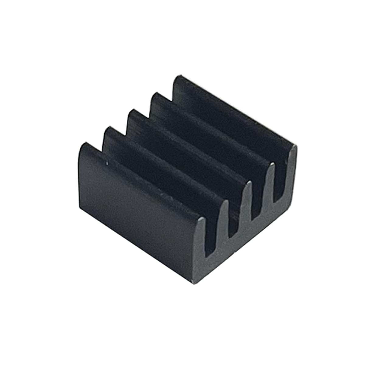 10PCS Small Aluminum Heatsinks 9x9x5mm with Thermal Tape - for GPU, IC Chips & VRAM Cooling