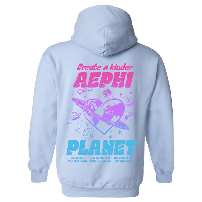 Alpha Epsilon Phi Hoodie - AEPHI Ombre College Sweatshirt | Greek Life Apparel | Sorority Gifts & Campus Fashion for Women